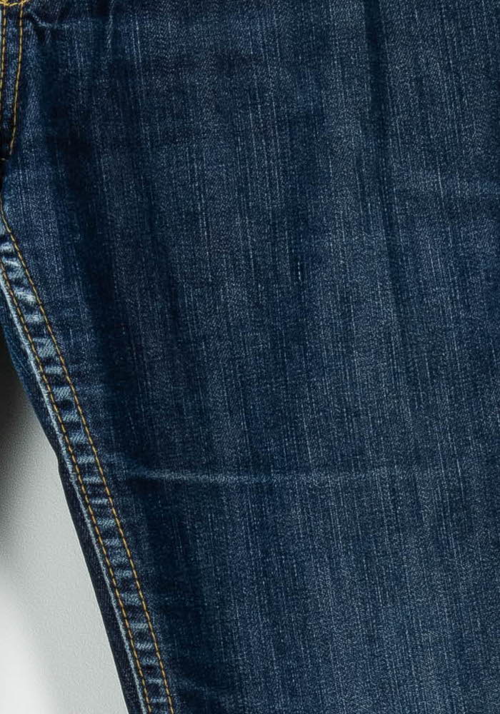 Cropped slim jeans with studs LEE - Seconde Main Blue