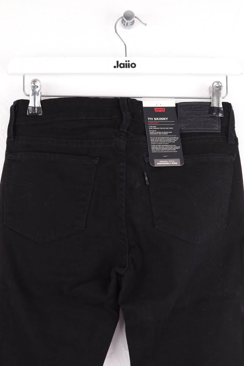 Cropped slim jeans with studs LEVI'S - Seconde main Black