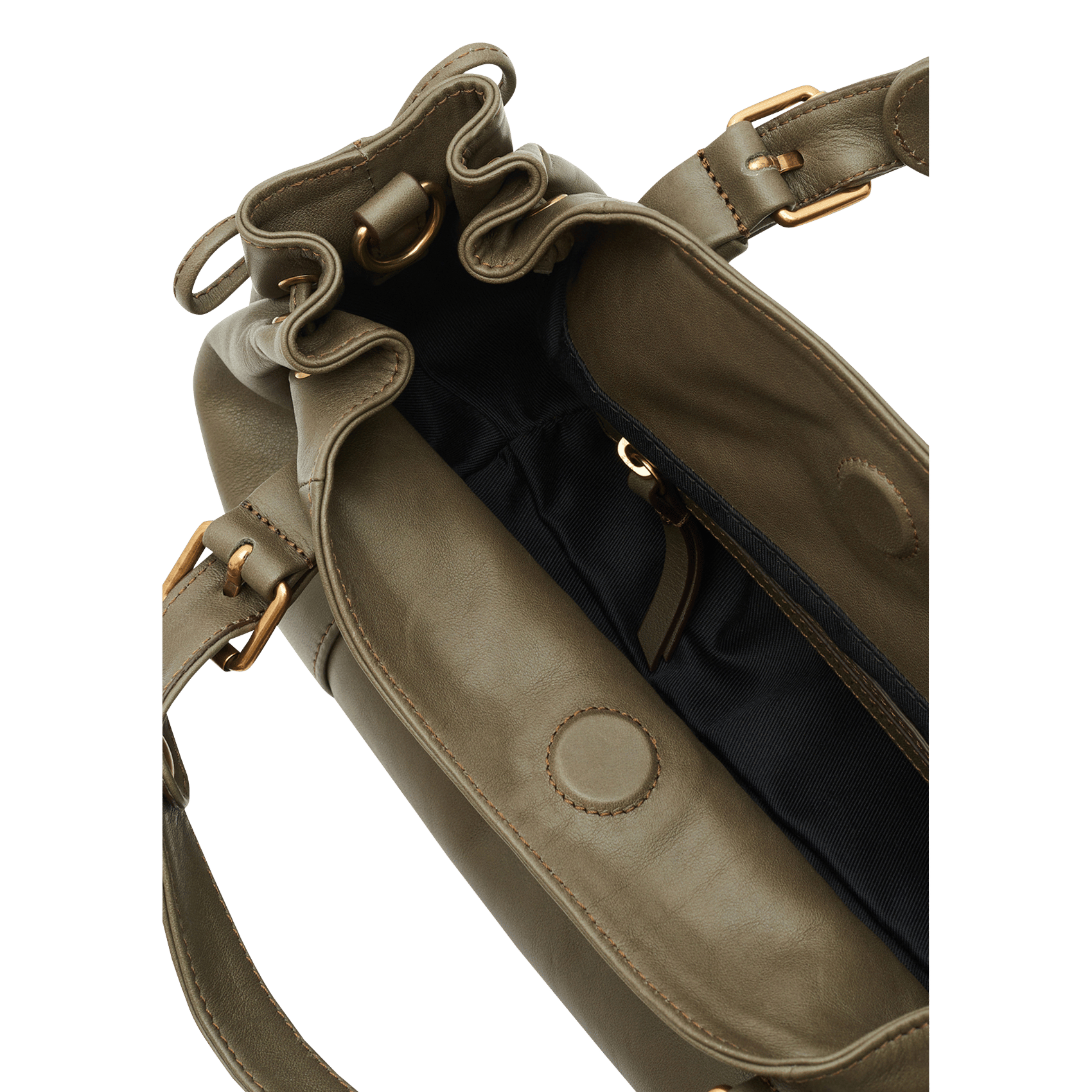 Bolso bandolera pequeño de piel GERARD DAREL Verde