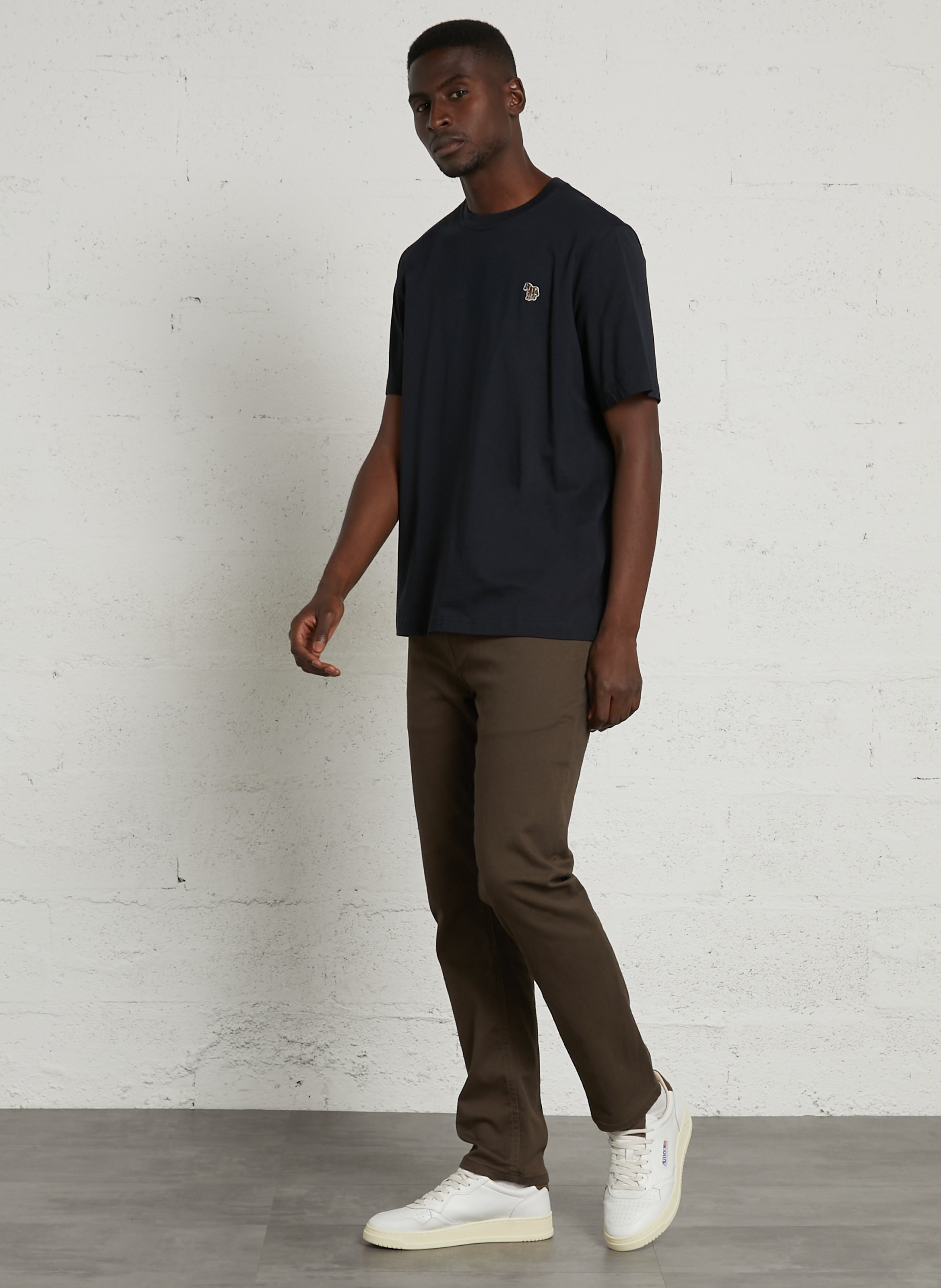 T-shirt droit en coton PAUL SMITH Bleu