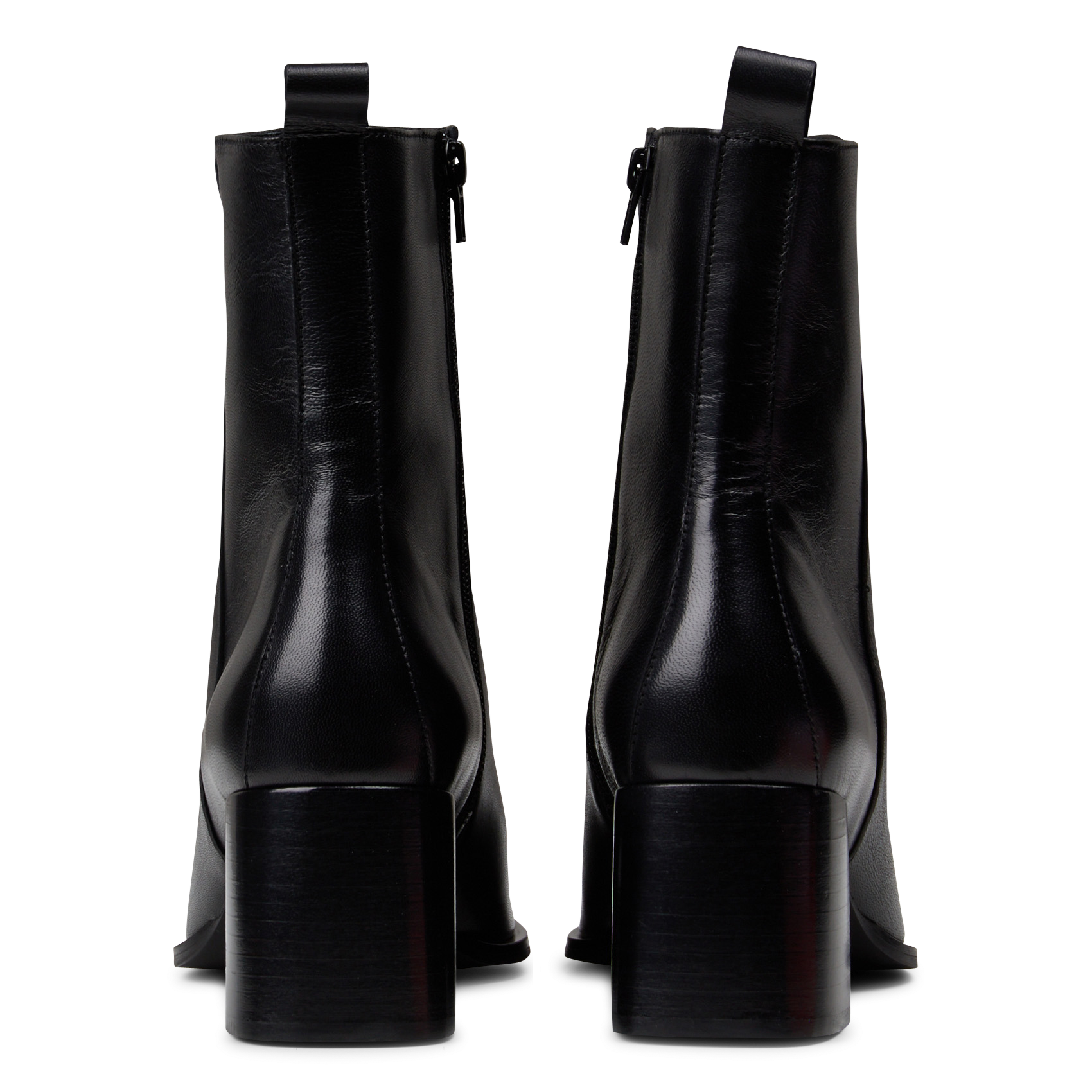 Leather mid-calf boots MELLOW YELLOW Black