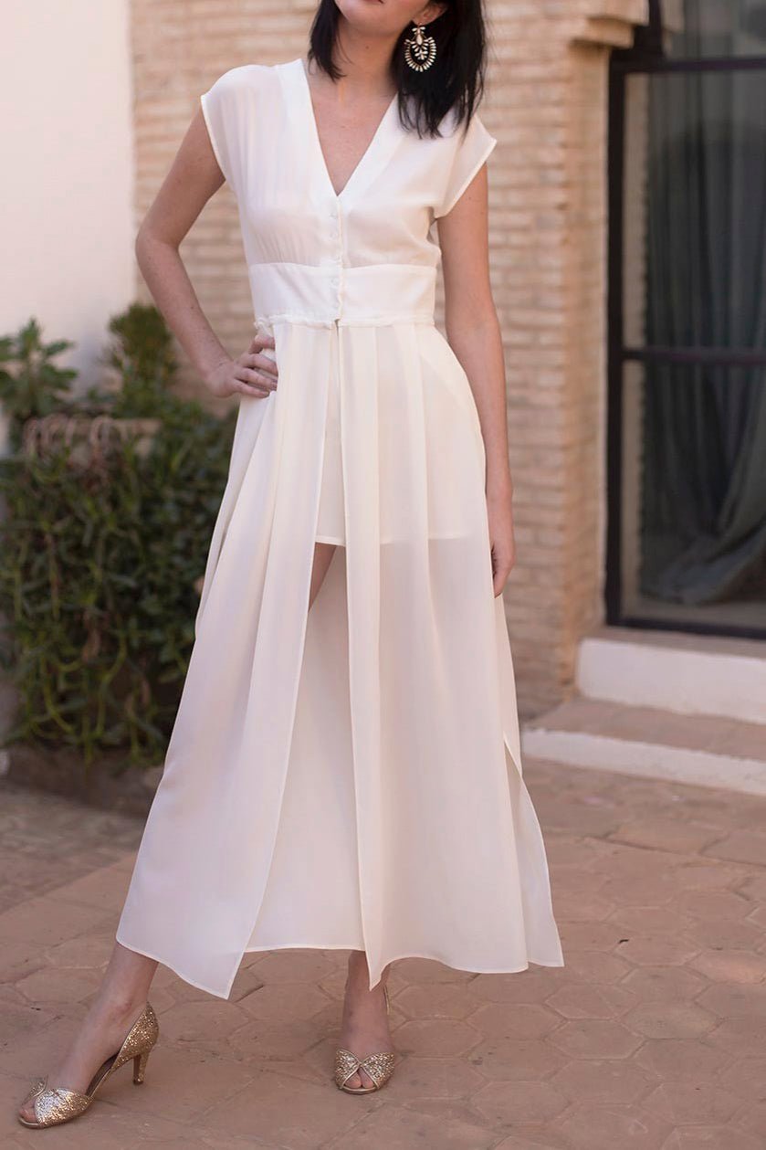 Jumpsuit MAISON LEMOINE - Seconde main White