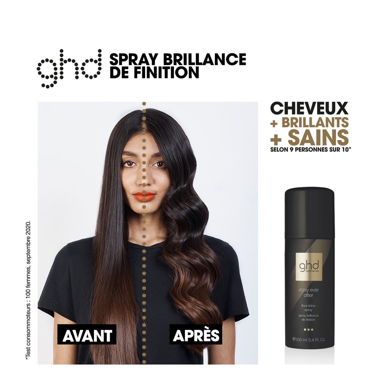 Shiny Ever After - Final Shine Spray GHD Noir