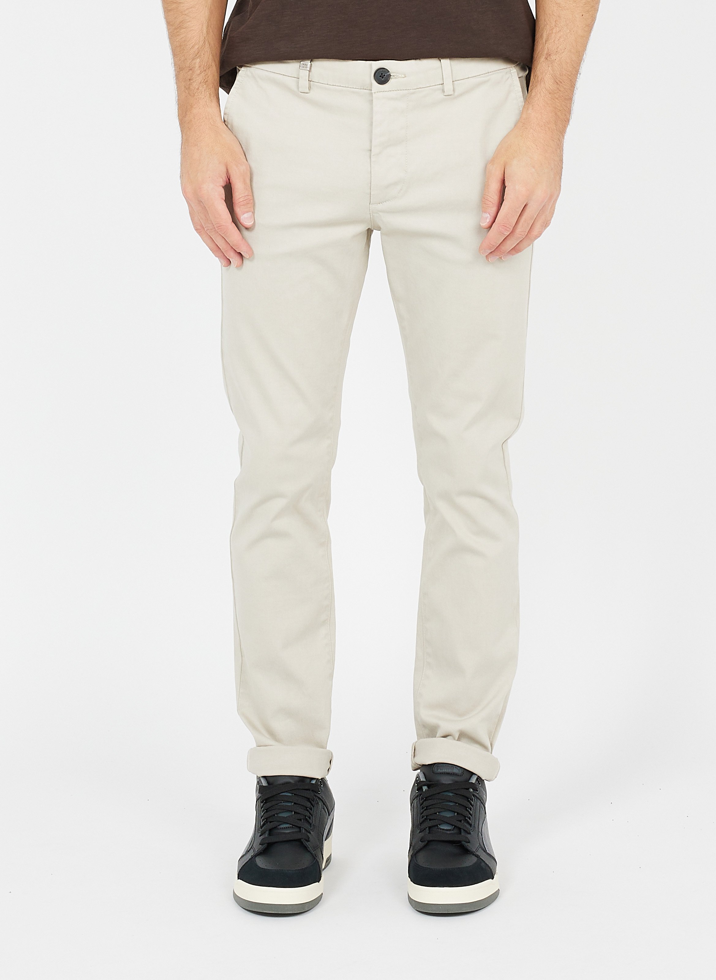 Chino | katoenblend IKKS Beige