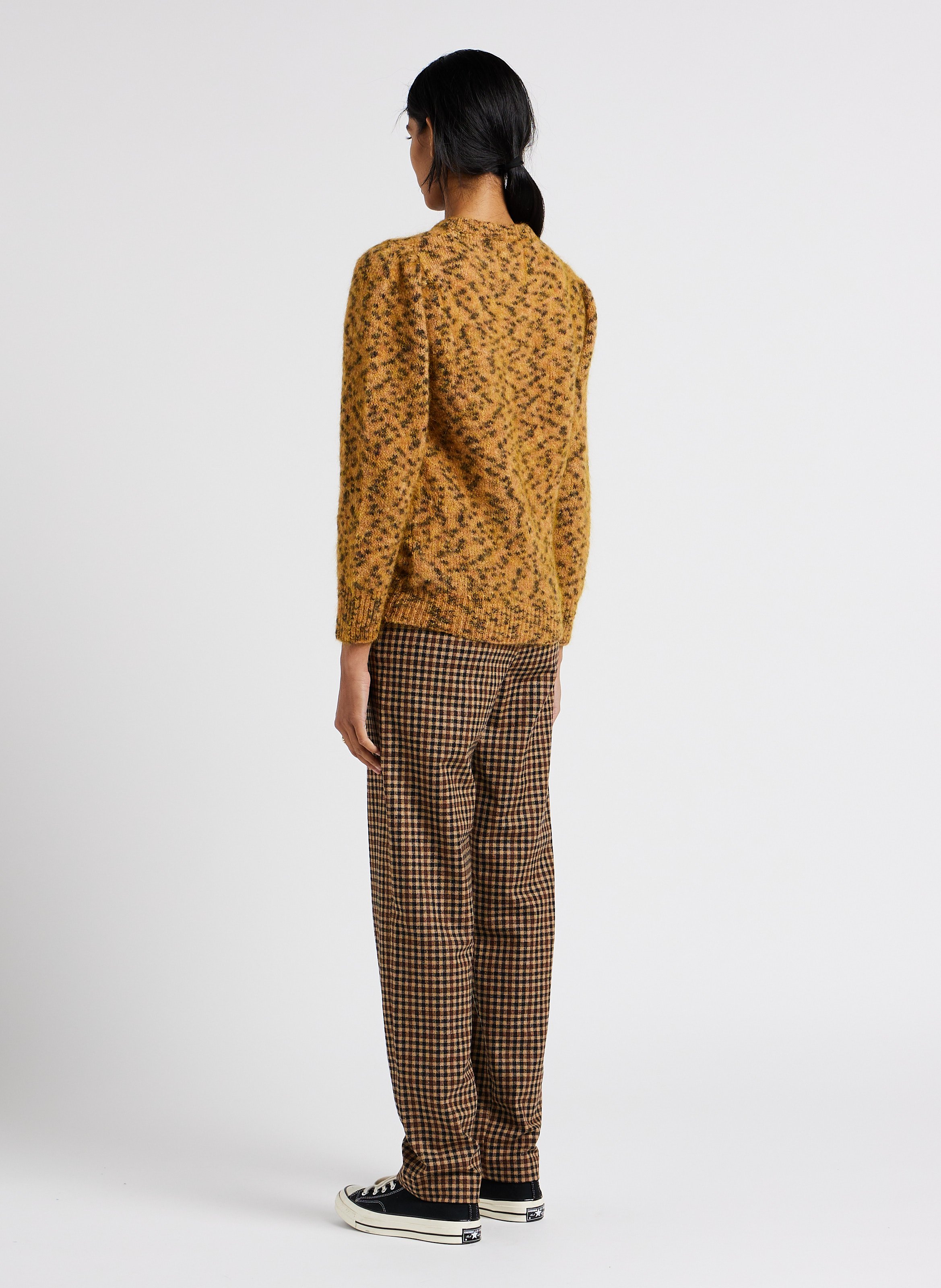 Pantalon droit taille haute DIEGA Beige