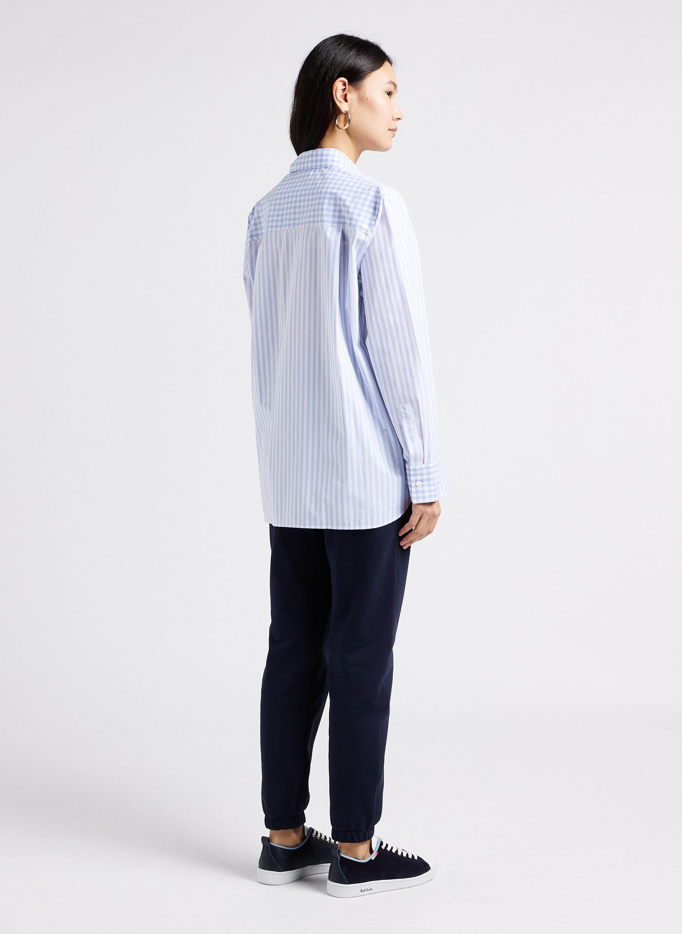 High-waisted organic cotton track suit PAUL SMITH Blue