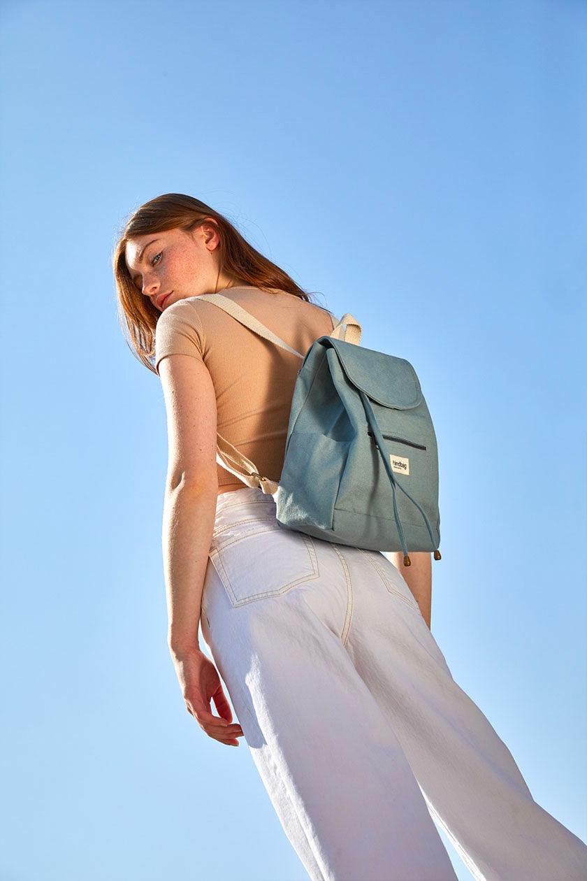 Cotton backpack HINDBAG Green