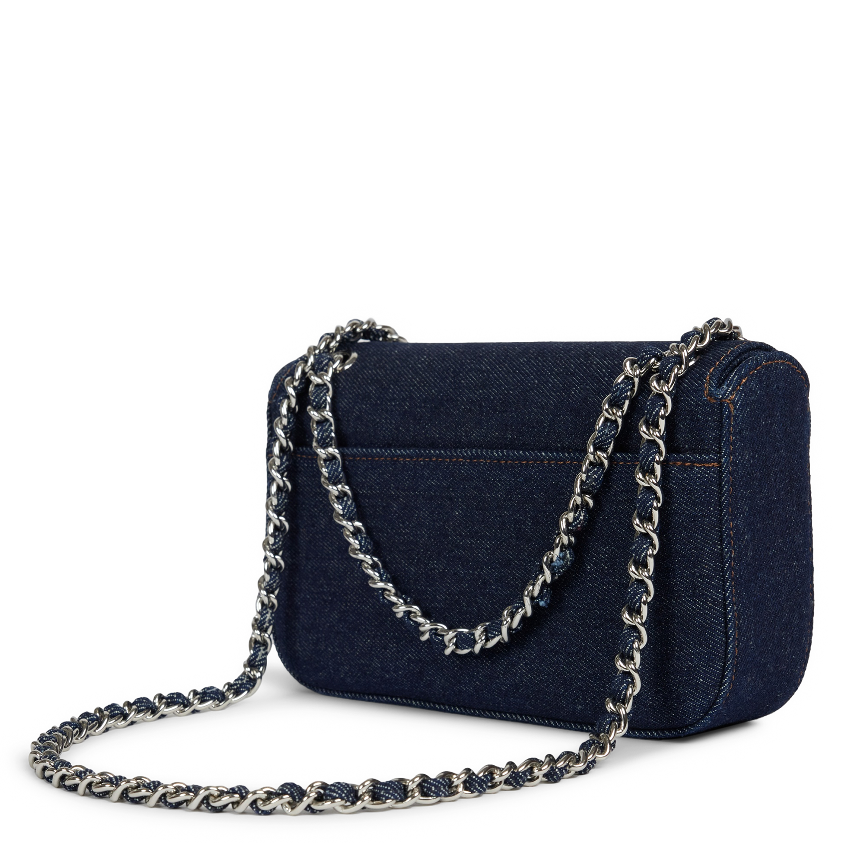 Sac porté épaule en coton NAT & NIN Bleu