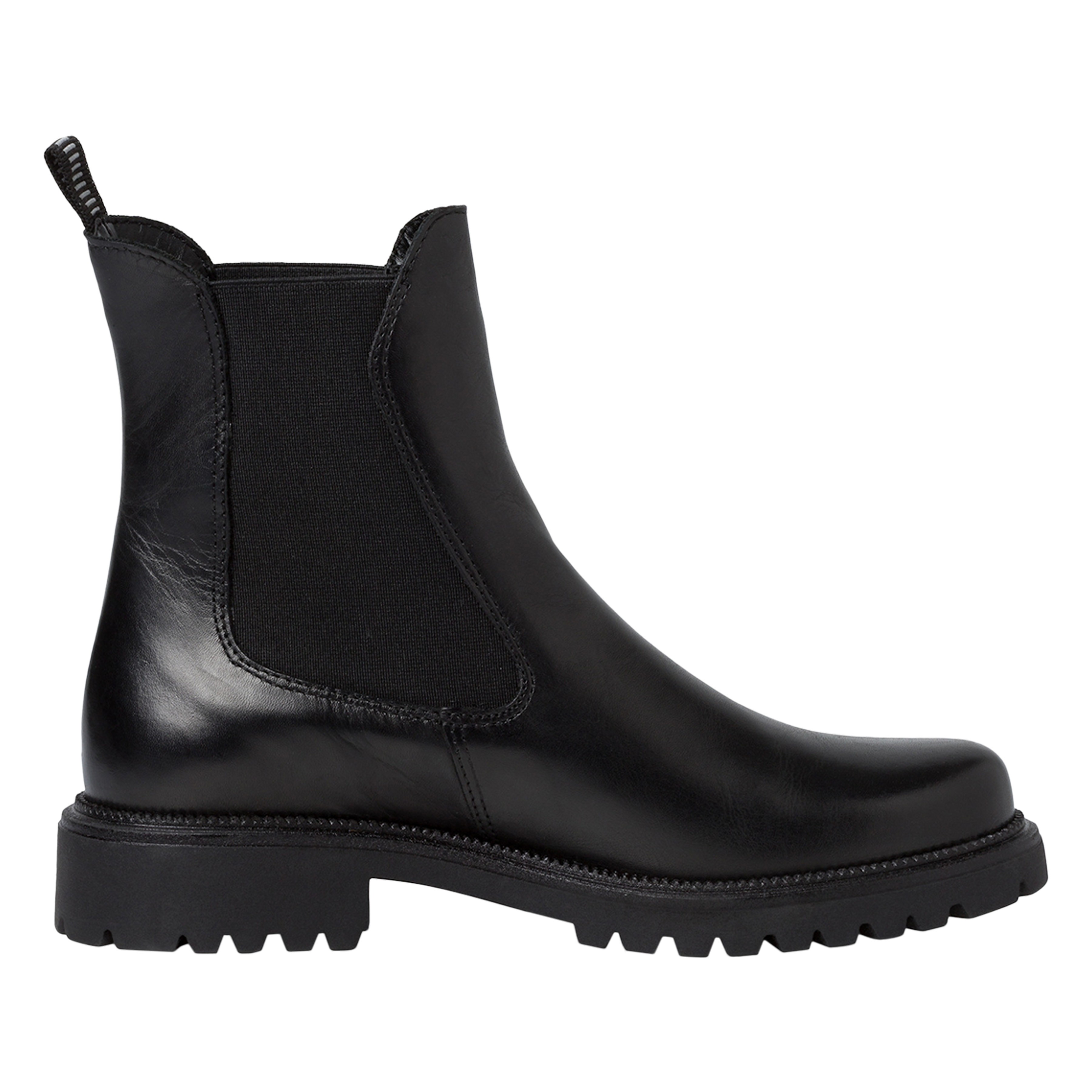 Leather Chelsea boot TAMARIS Black
