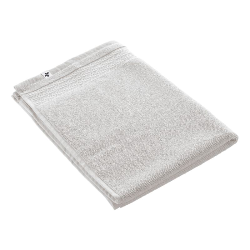 Tapis de bain 100% coton peigné L'EFFET PAPILLON Gris