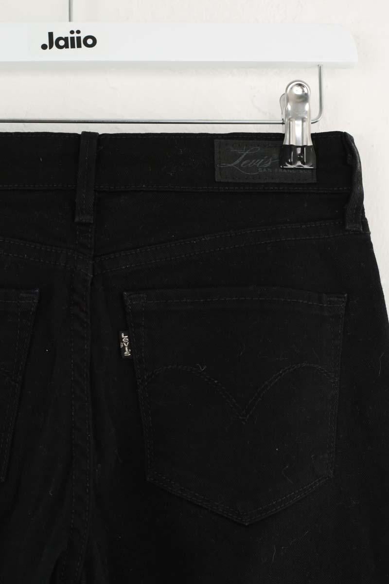 Cotton straight jeans LEVI'S - Seconde main Black