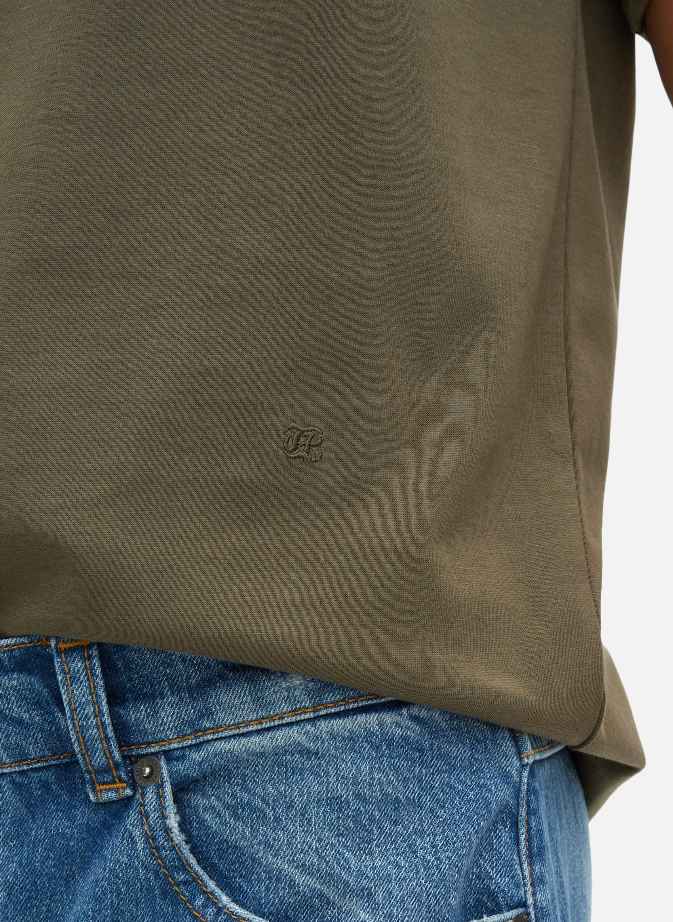 T-shirt droit uni THE KOOPLES Vert