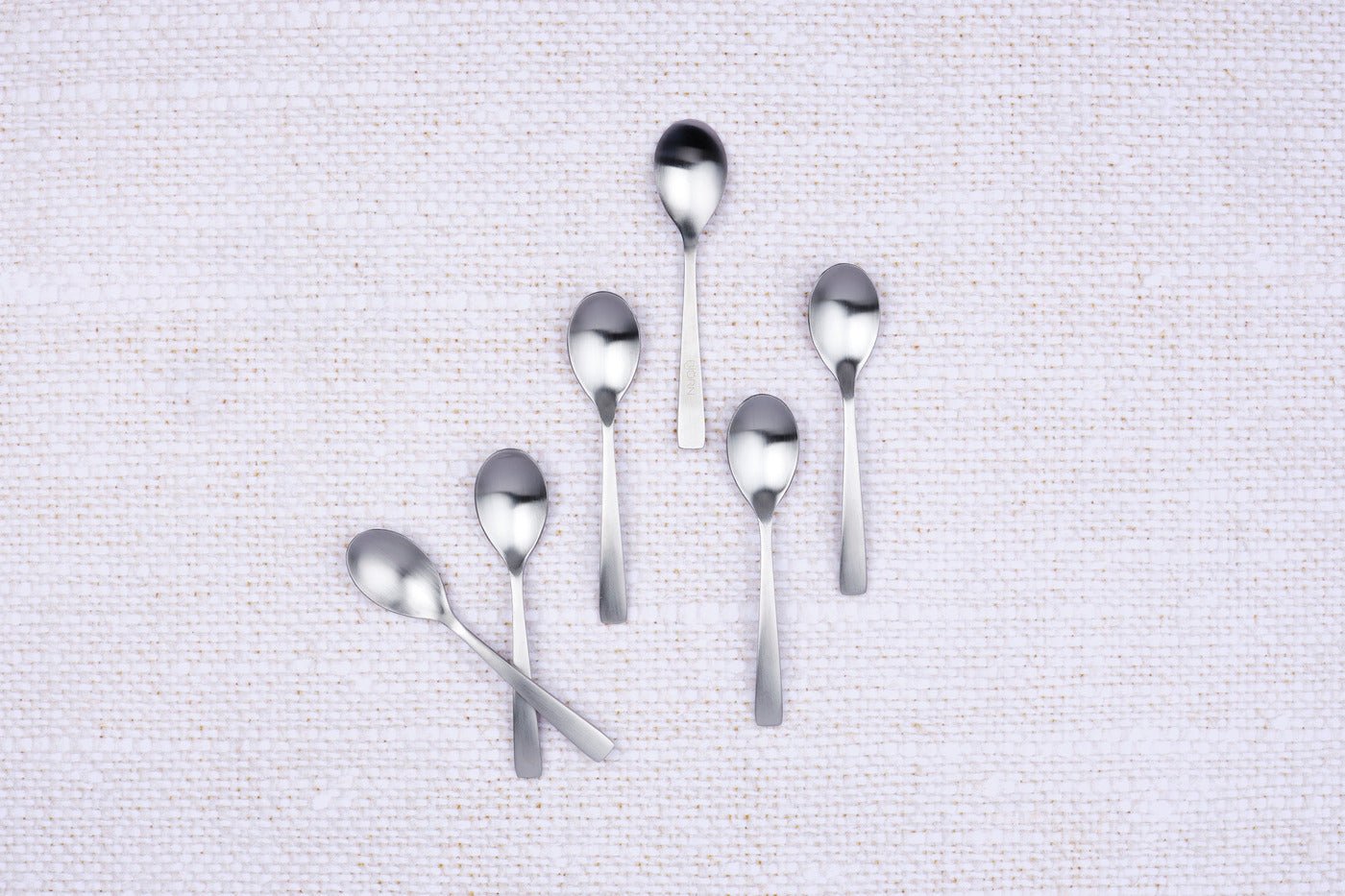 Set of 6 Oglu teaspoons - black BJORN Silver