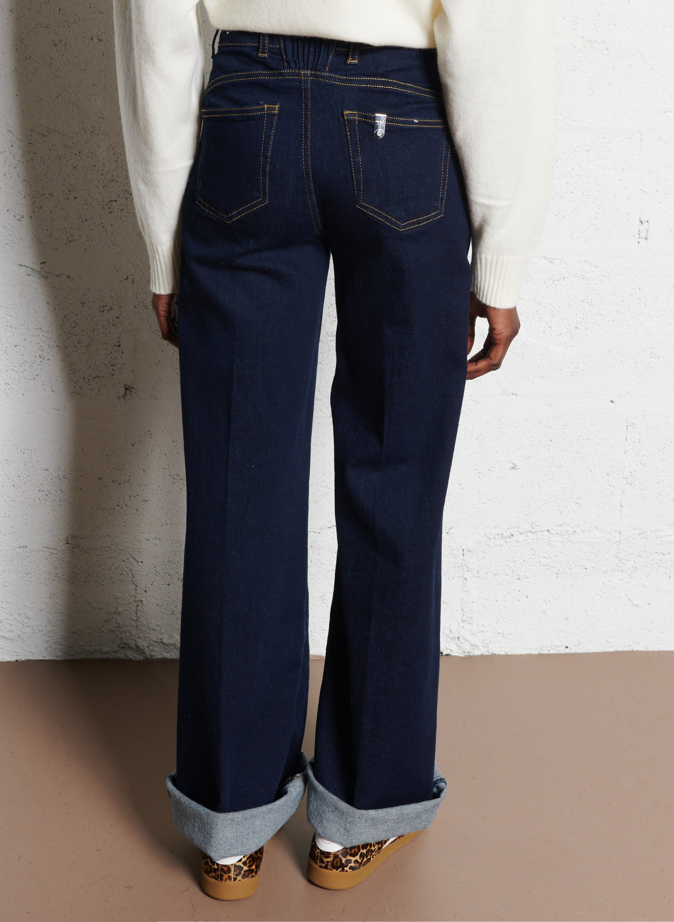 Farbige Straight Cut Jeans mit 5 Taschen LIU JO Blau