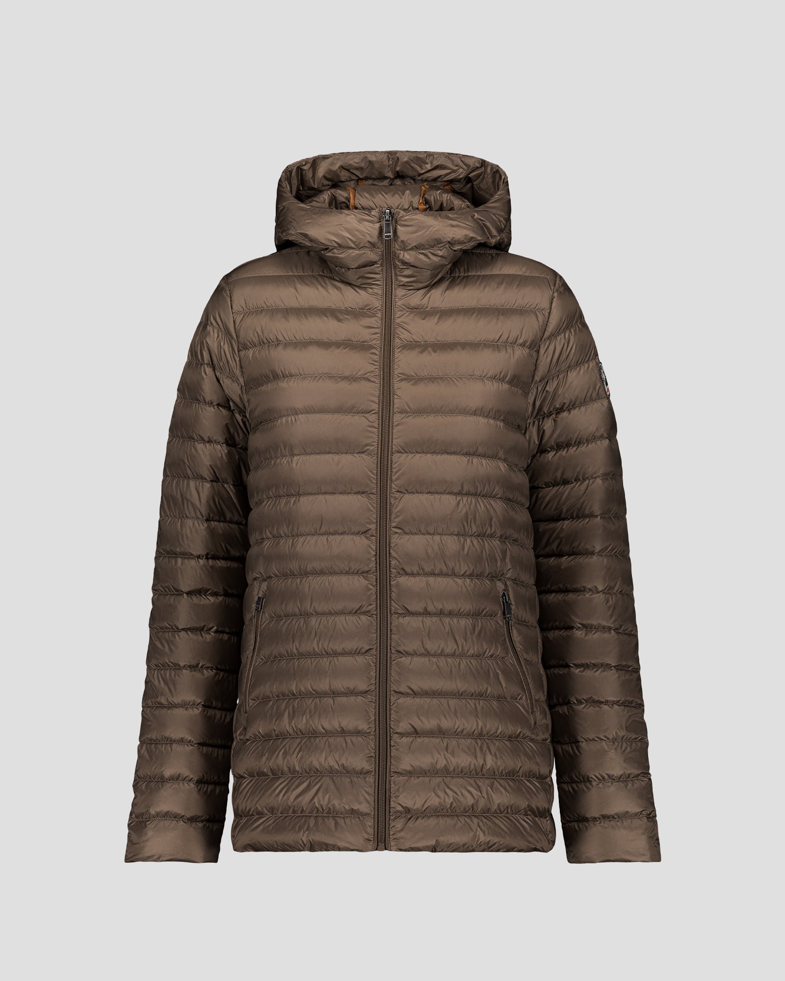 Mid-length puffer jacket Claudie JOTT Beige