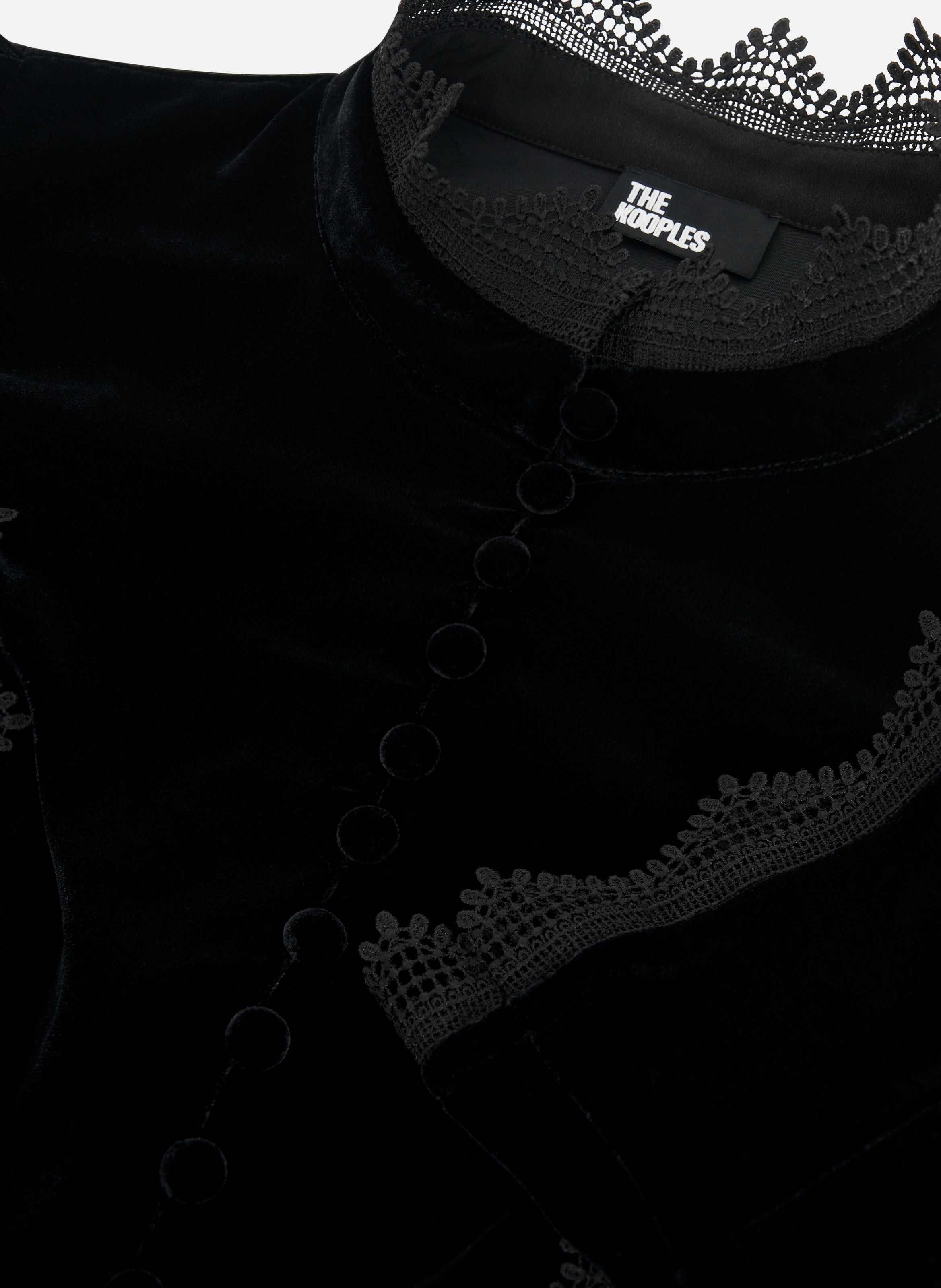 Velvet top THE KOOPLES Black