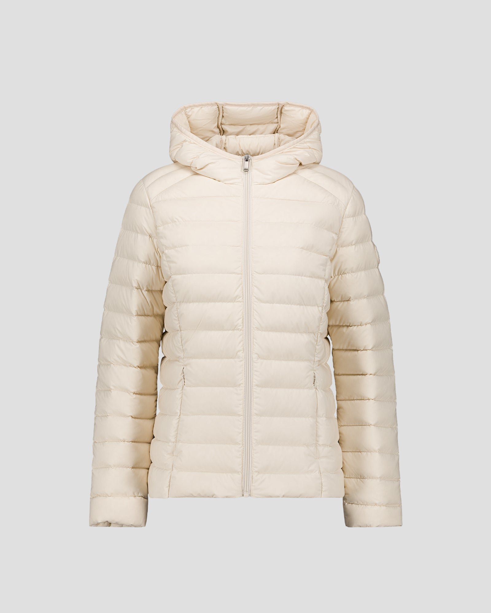 Lightweight stretch hooded puffer jacket Salma JOTT White