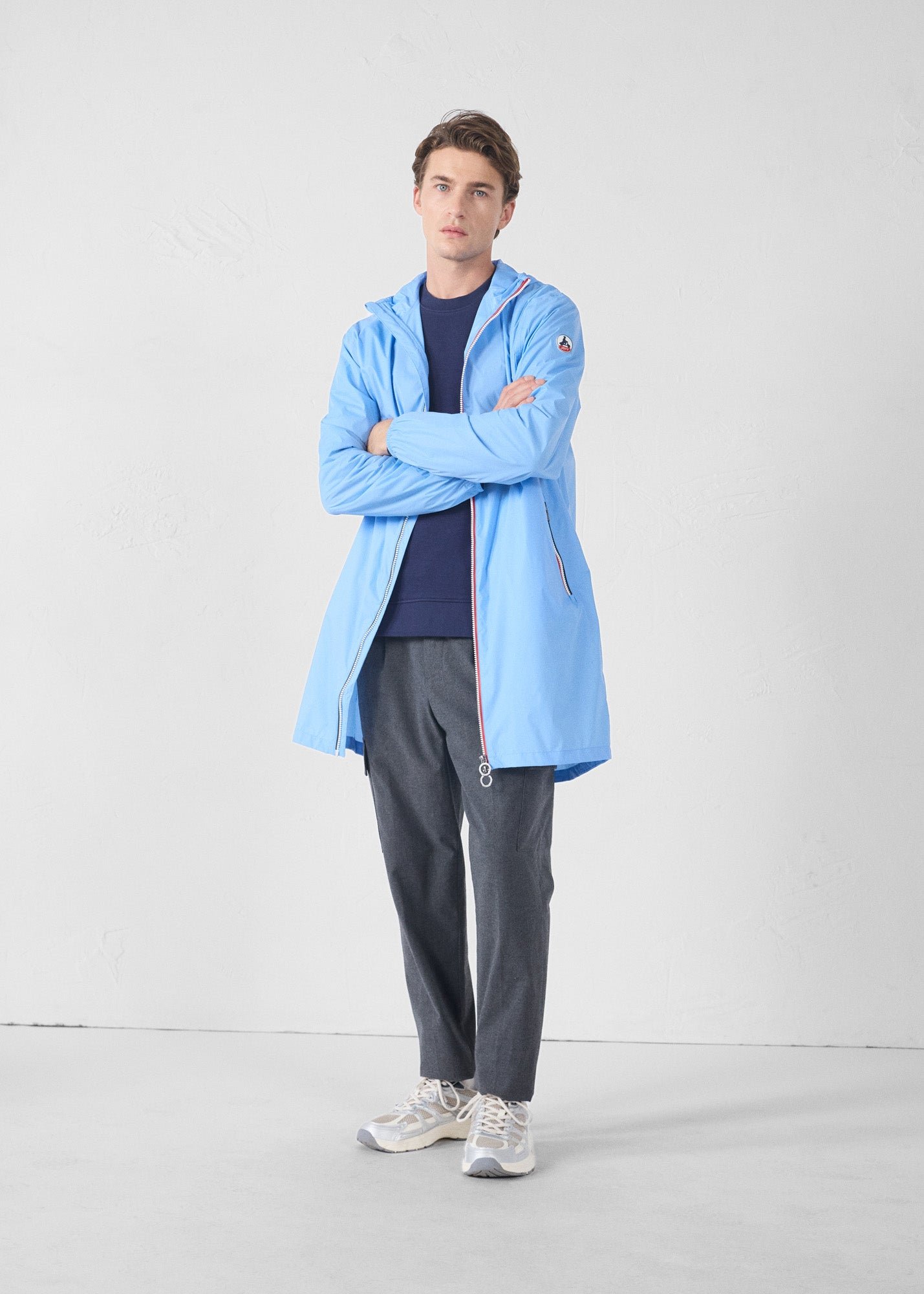 Packable long raincoat Skye JOTT Blue