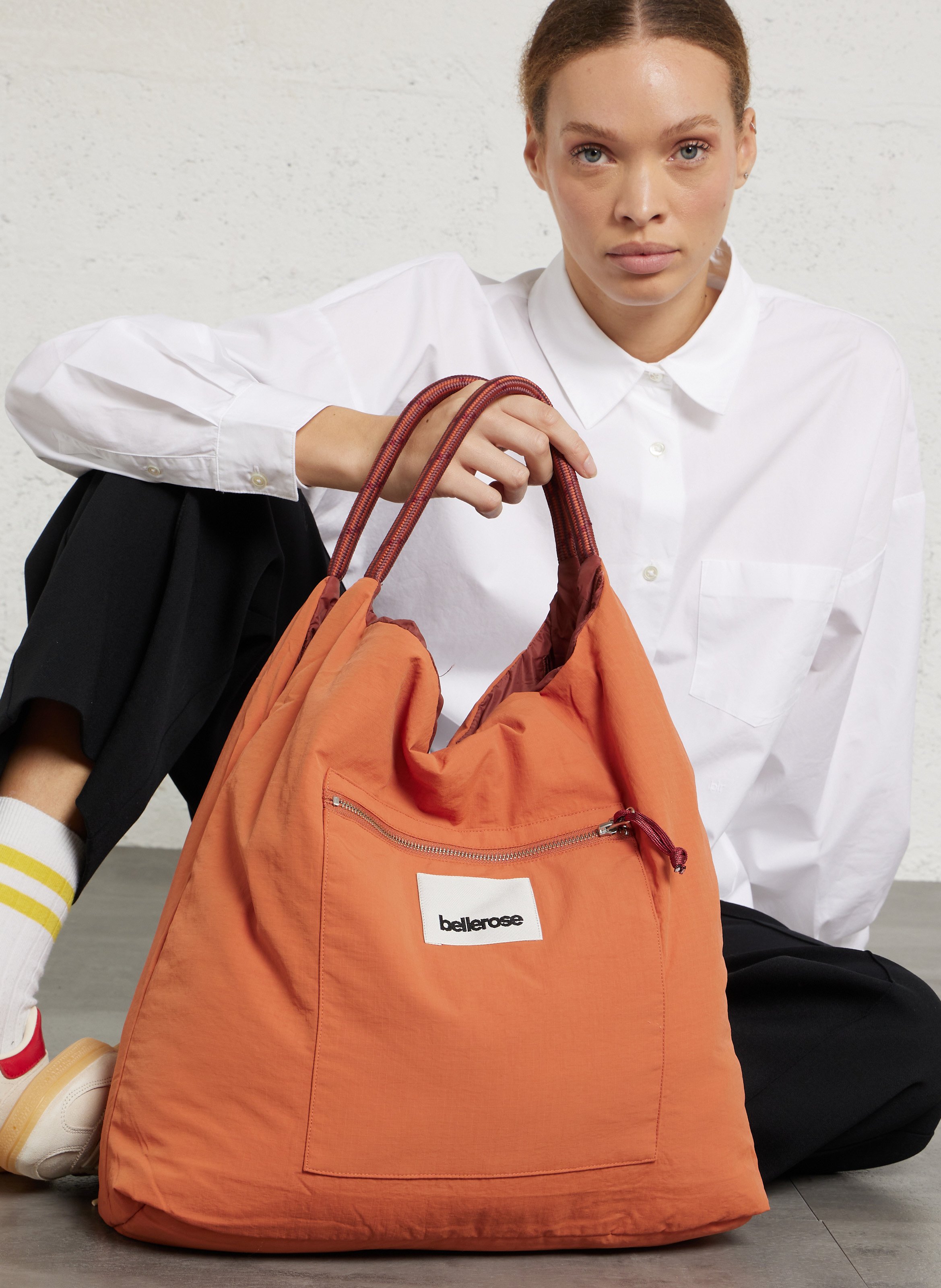 Gewatteerde schoudertas BELLEROSE Oranje