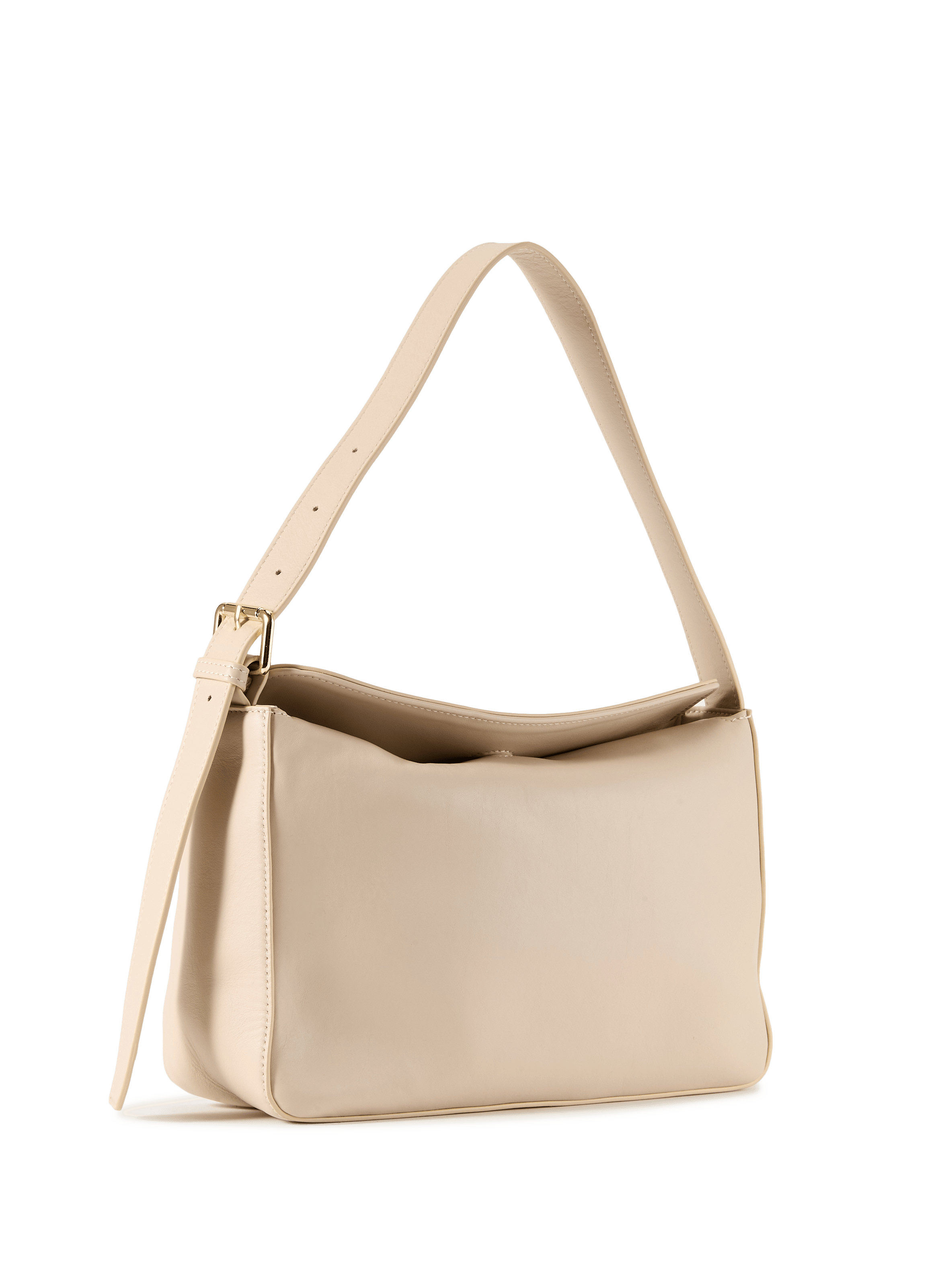 Bowlingtas van nerfleer met rits SAISON 1865 Beige