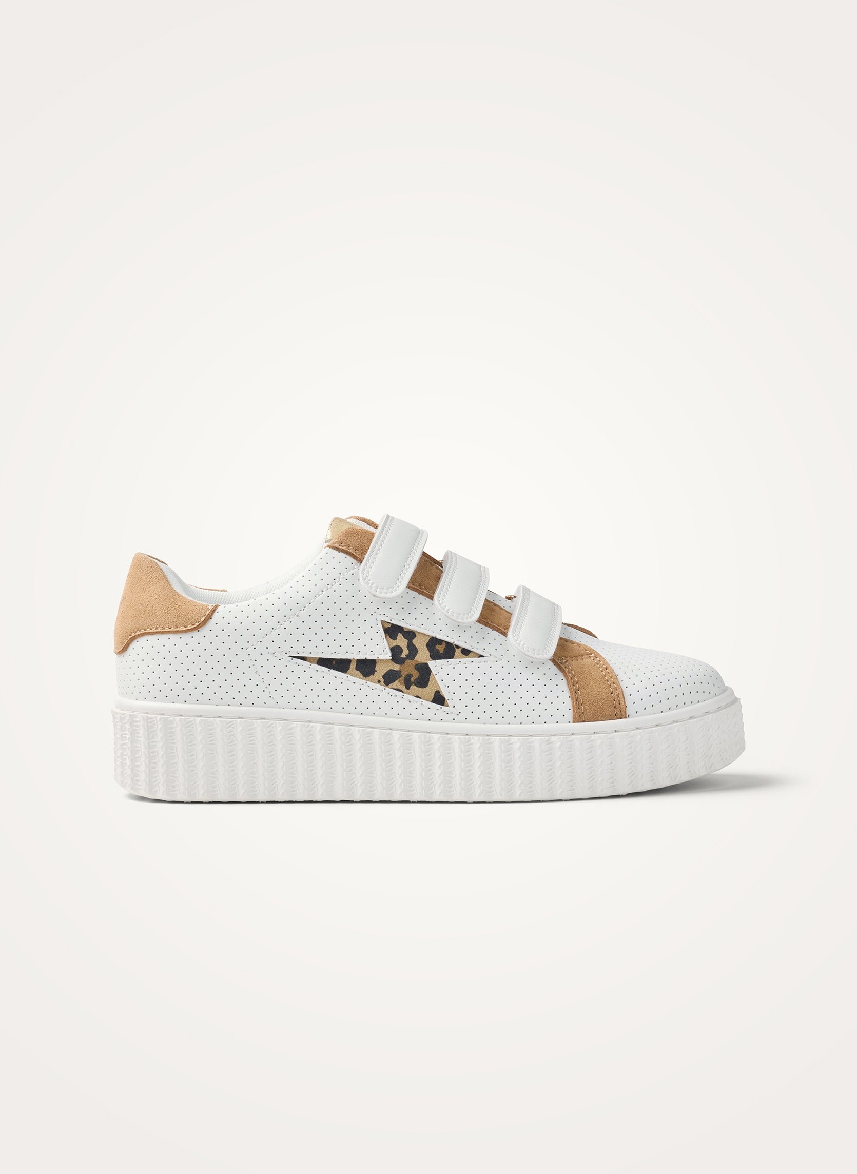 Low Velcro trainers VANESSA WU Brown