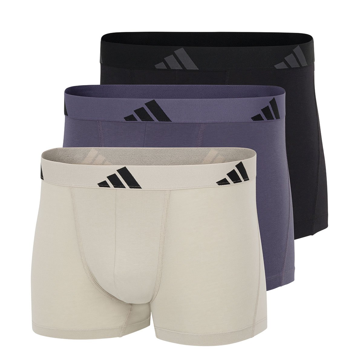 Pack of three boxer shorts ADIDAS UNDERWEAR Purple