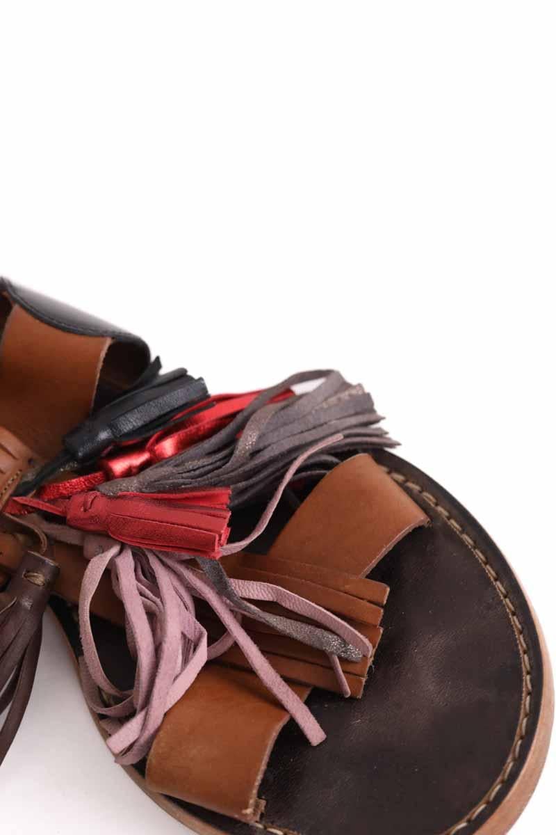 Faux leather sandals ISABEL MARANT ÉTOILE - SECONDE MAIN Brown