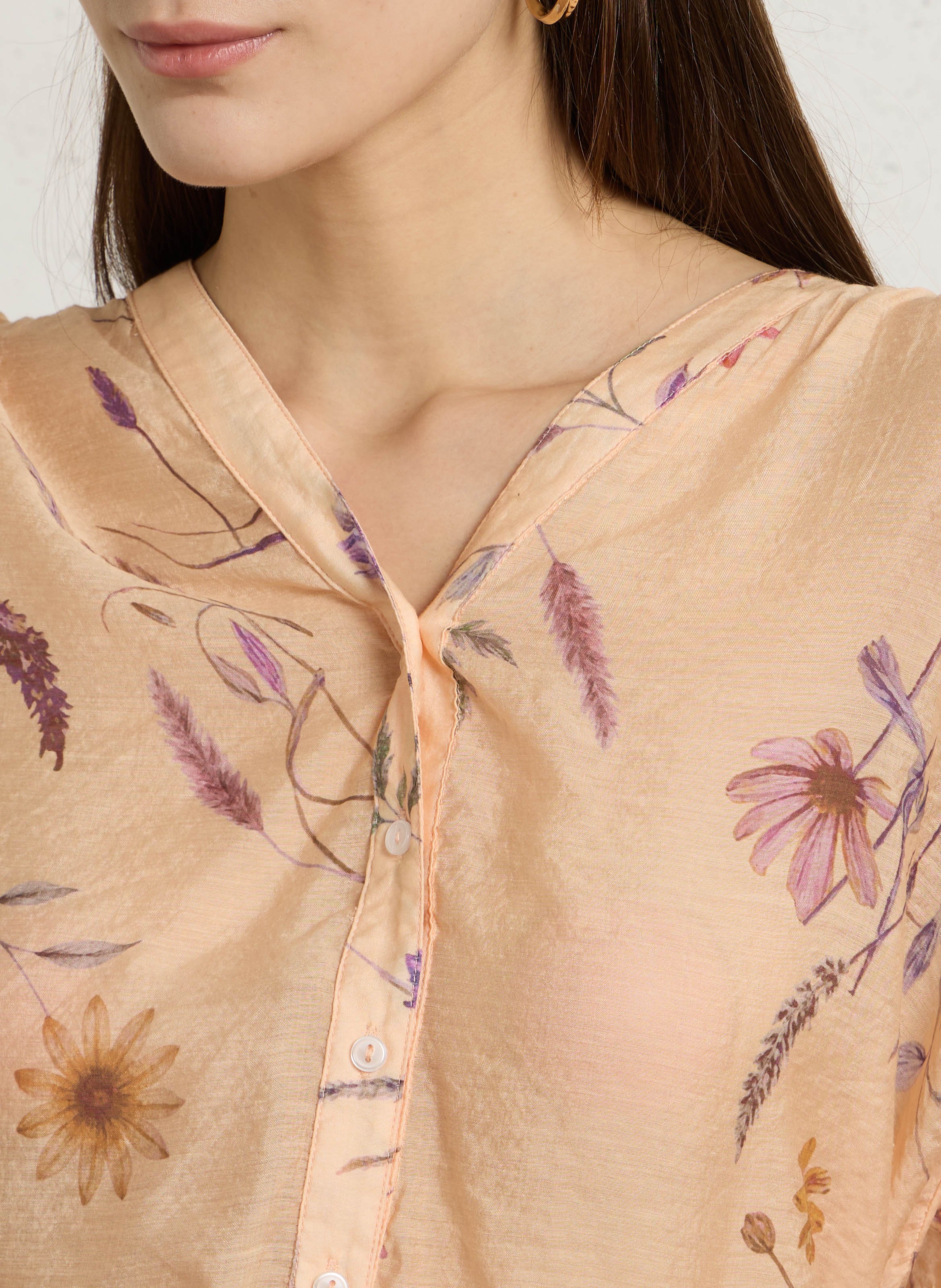 Blouse à imprimé floral BERENICE Multicolore