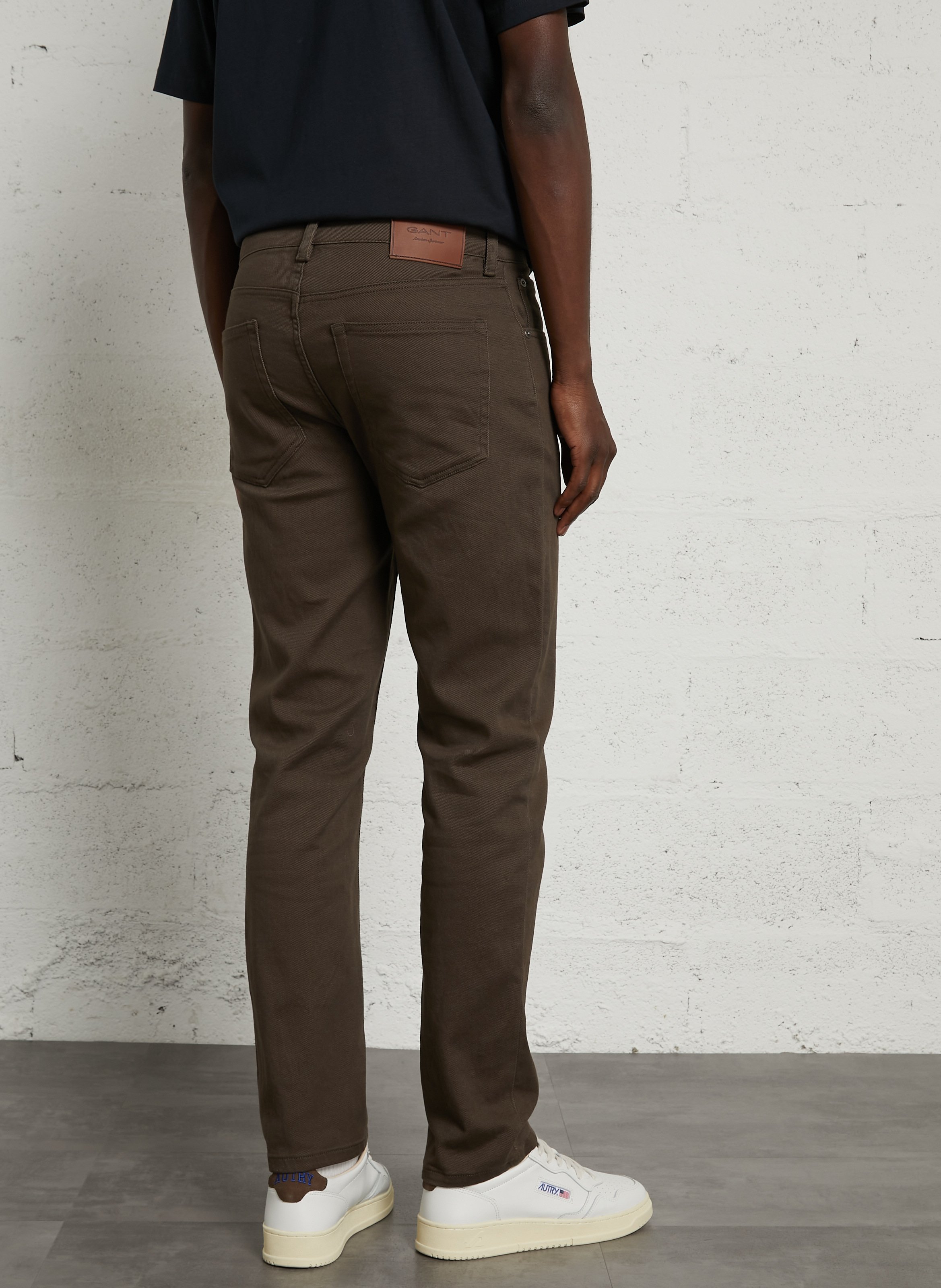 Slimfit-Jeans aus Baumwolle GANT Braun