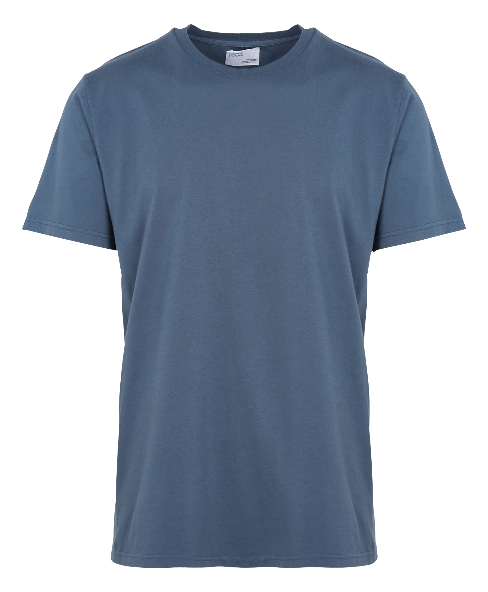 Rundhals-T-Shirt aus Bio-Baumwolle COLORFUL STANDARD Blau