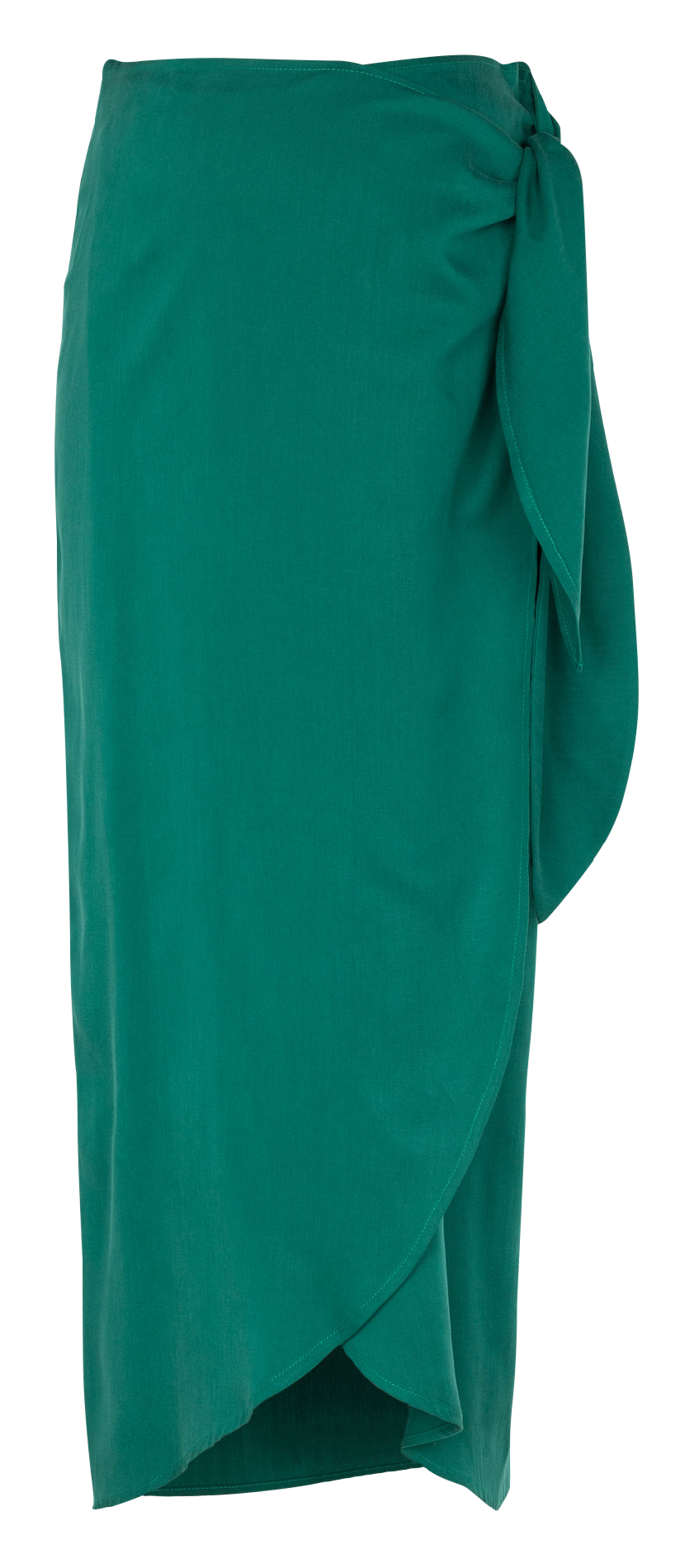 Schwangerschafts-Wickelrock mit hohem Bund NAISSANCE PUBLIQUE Grun
