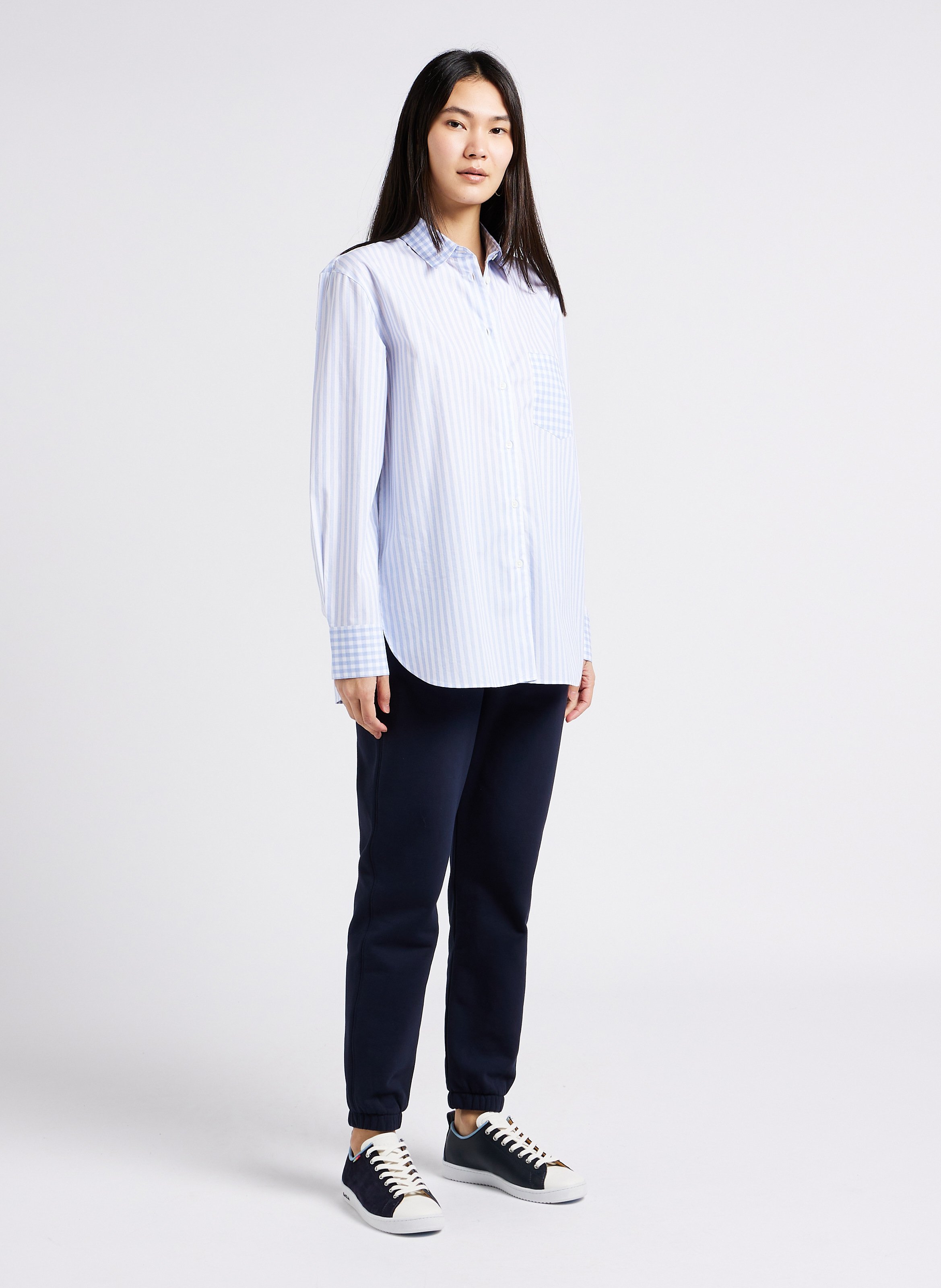 High-waisted organic cotton track suit PAUL SMITH Blue