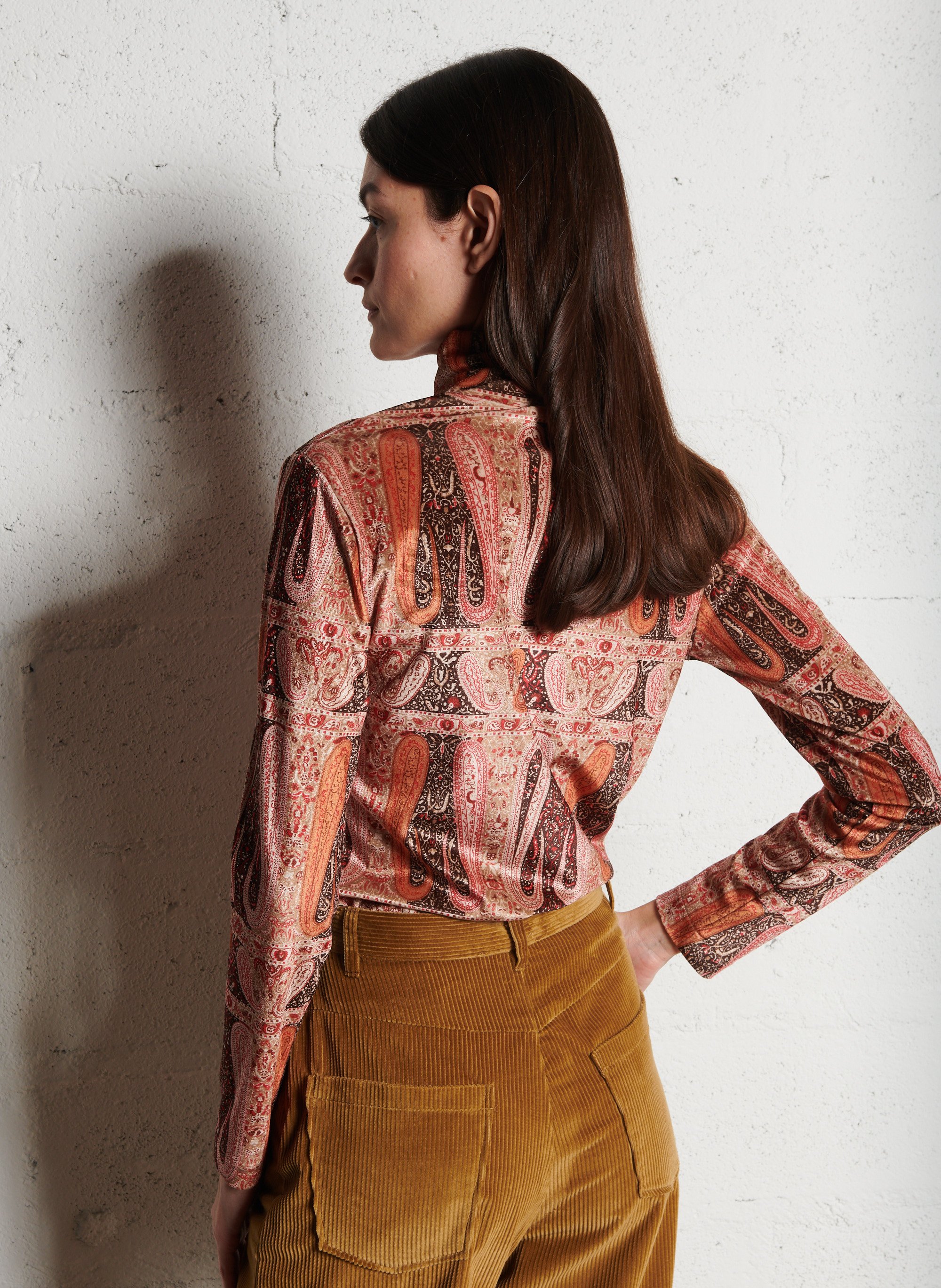 Printed recht onderhemd SUZIE WINKLE Rood