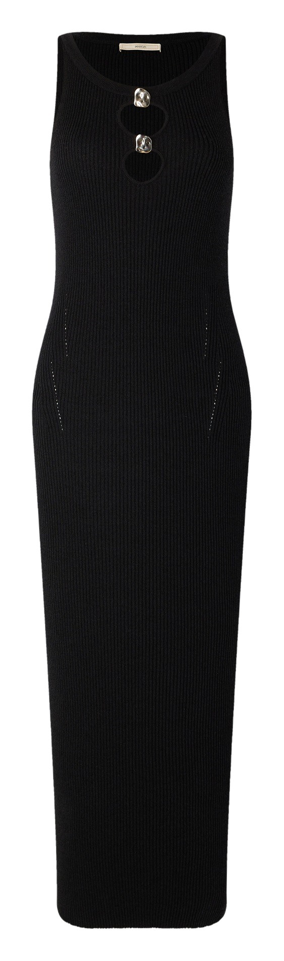 Long knit dress SESSUN Black