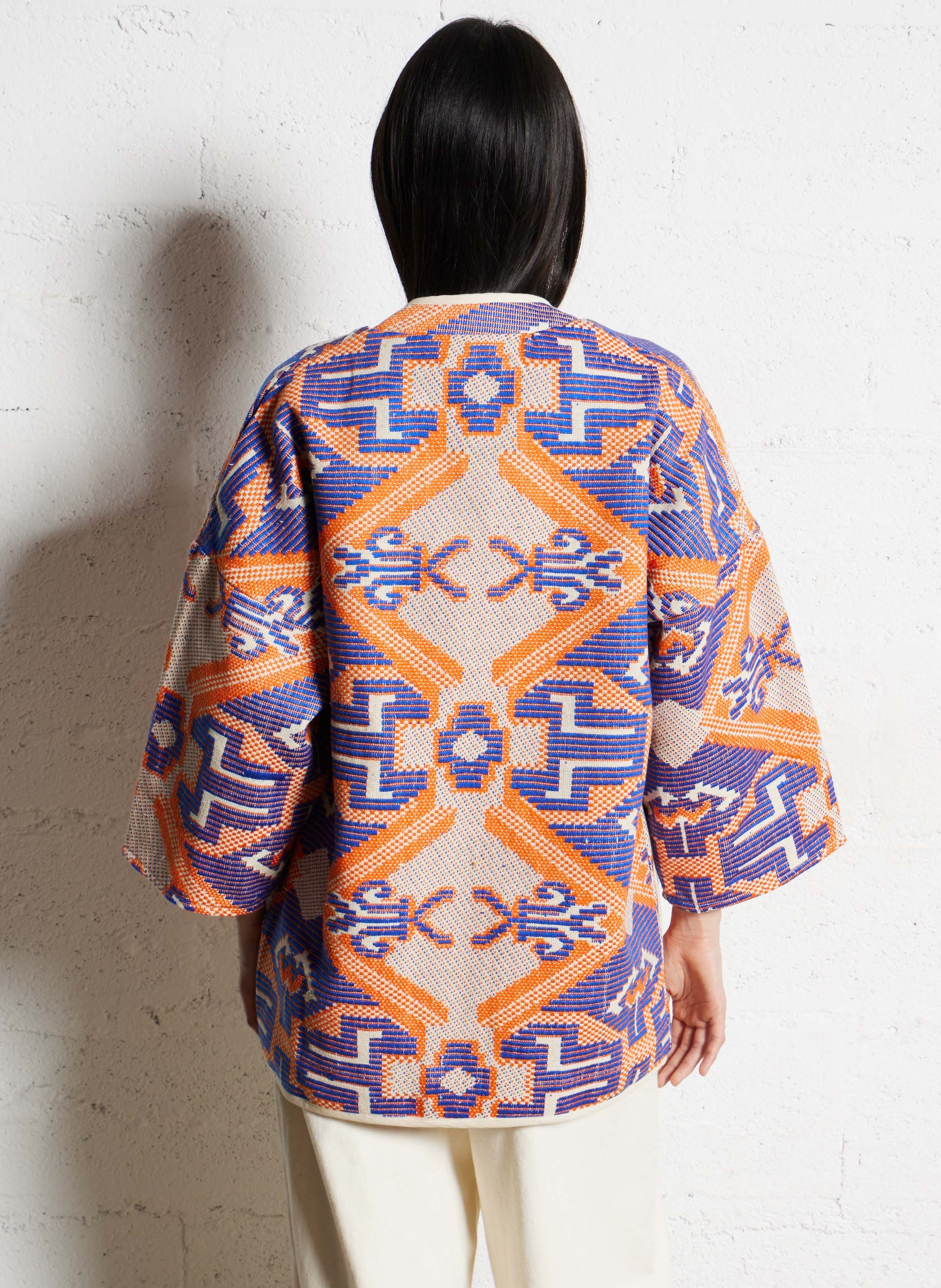 Veste oversize tissée LOLLYS LAUNDRY Orange