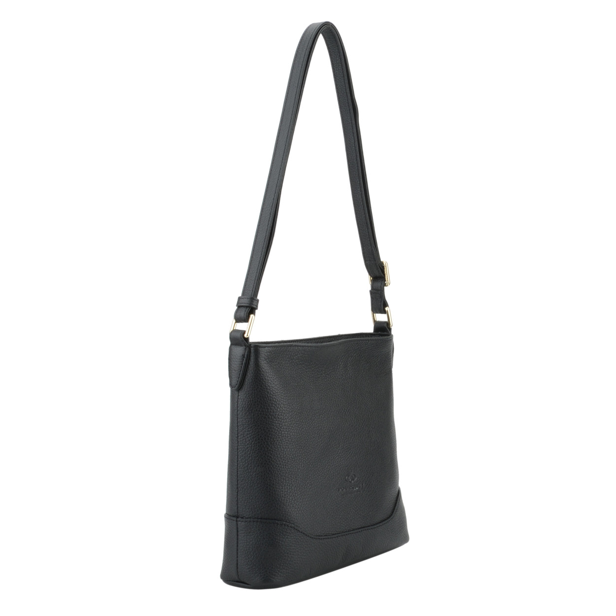 Red crossbody bag POURCHET Black