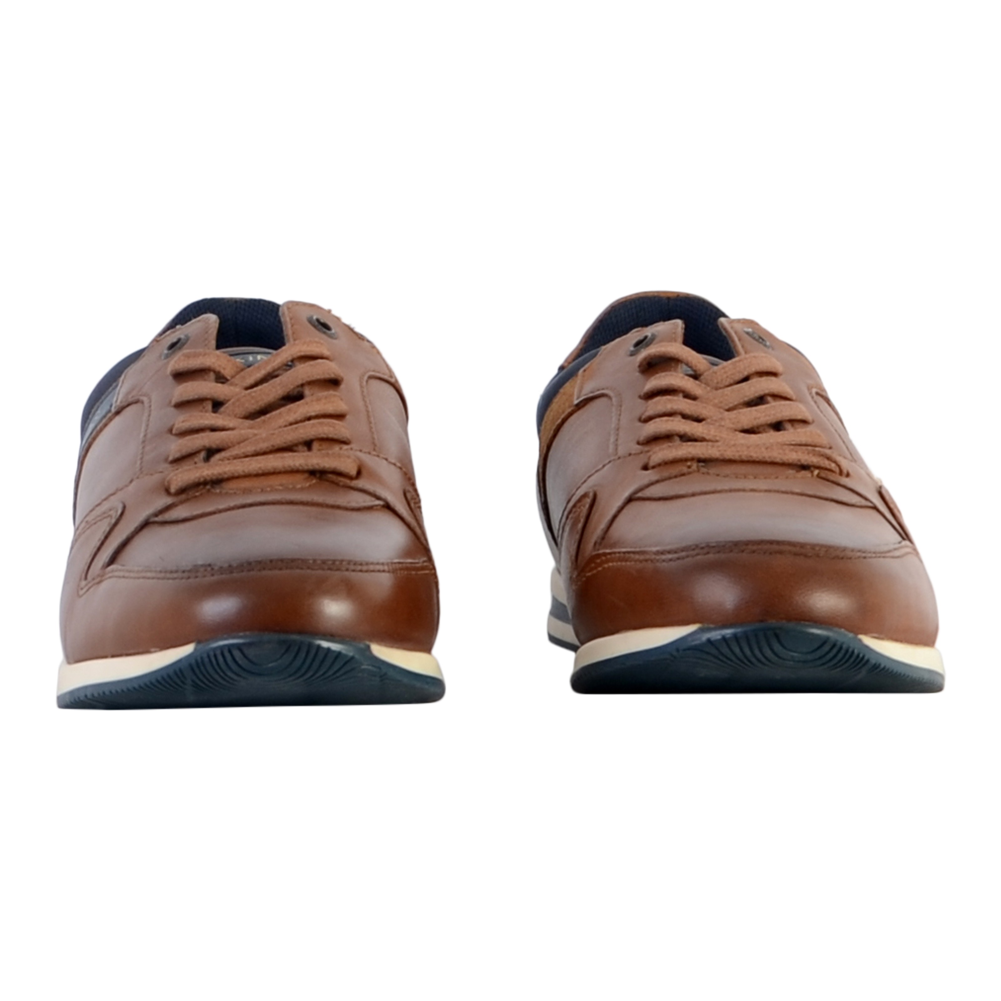 Leather sneakers - Aimabli REDSKINS Brown