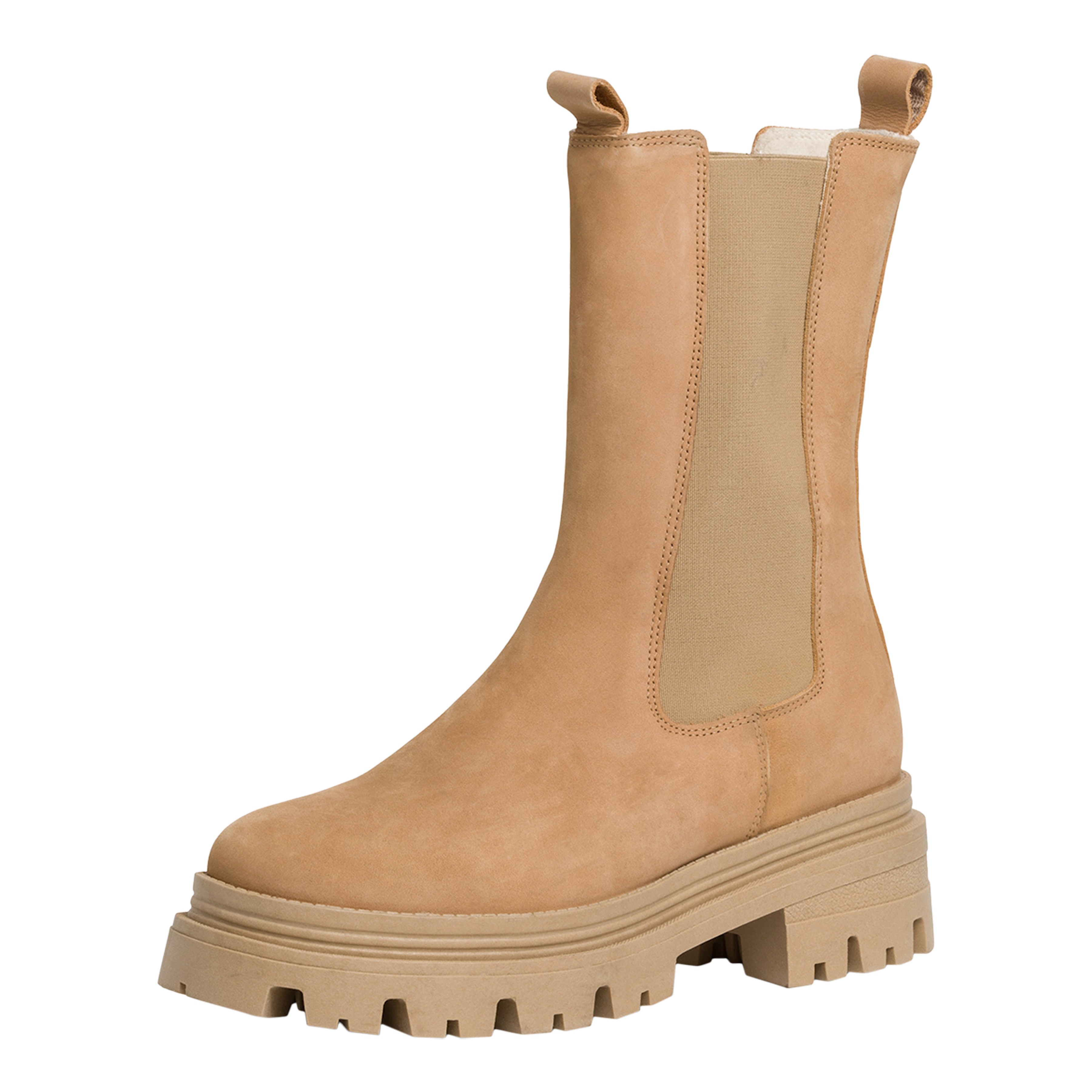 Leather boot TAMARIS Brown