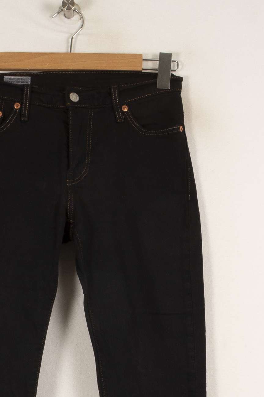 Cropped slim jeans with studs LEVI'S - Seconde main Black