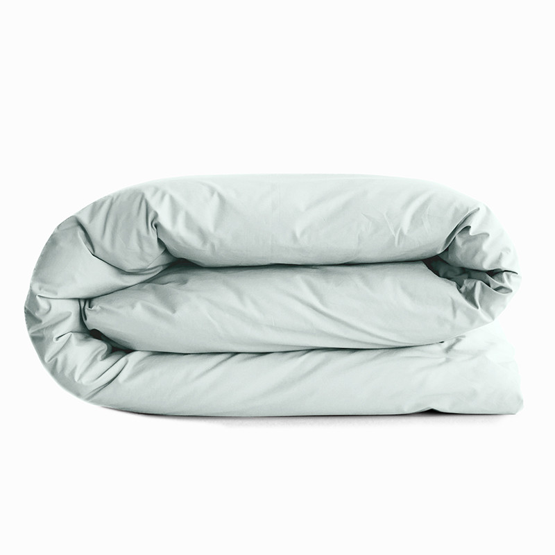 140 x 200 cm "premium" duvet cover for single bed COTON PUR Green