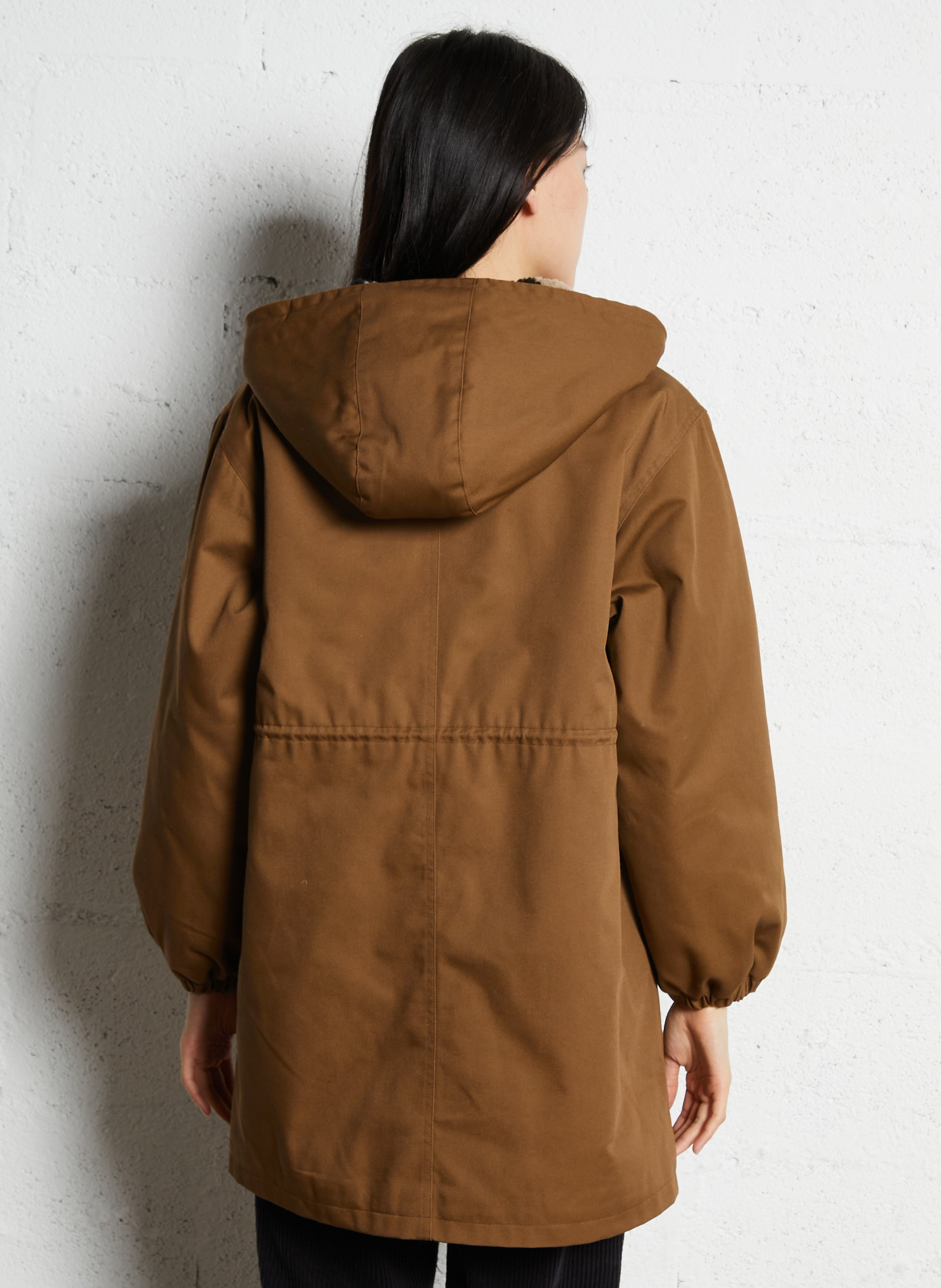 Parka col montant EMILE ET IDA Marron