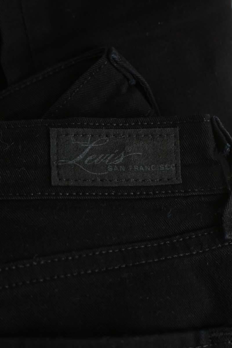 Cotton straight jeans LEVI'S - Seconde main Black