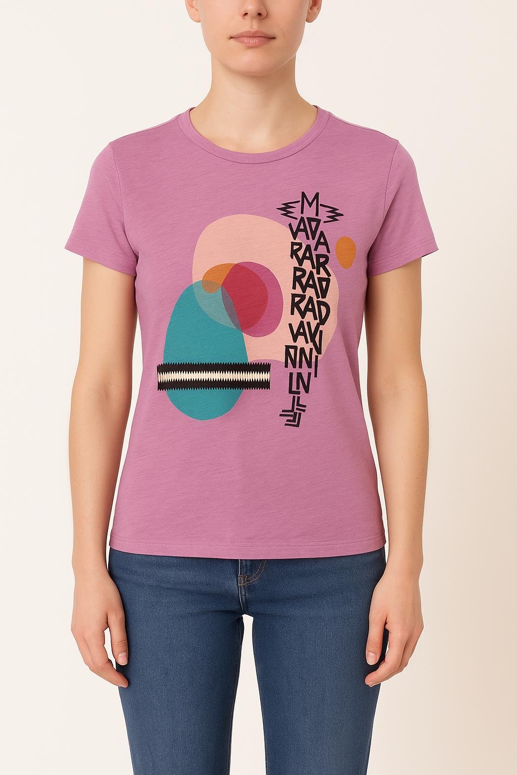 Tommy Badge T-shirt ISABEL MARANT ÉTOILE - SECONDE MAIN Purple