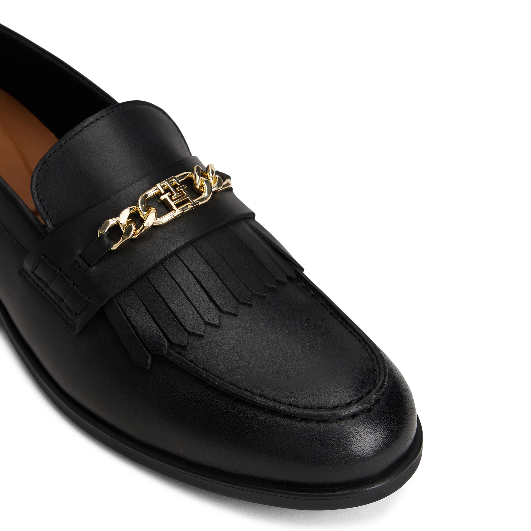 Mocassins en cuir TOMMY HILFIGER Noir