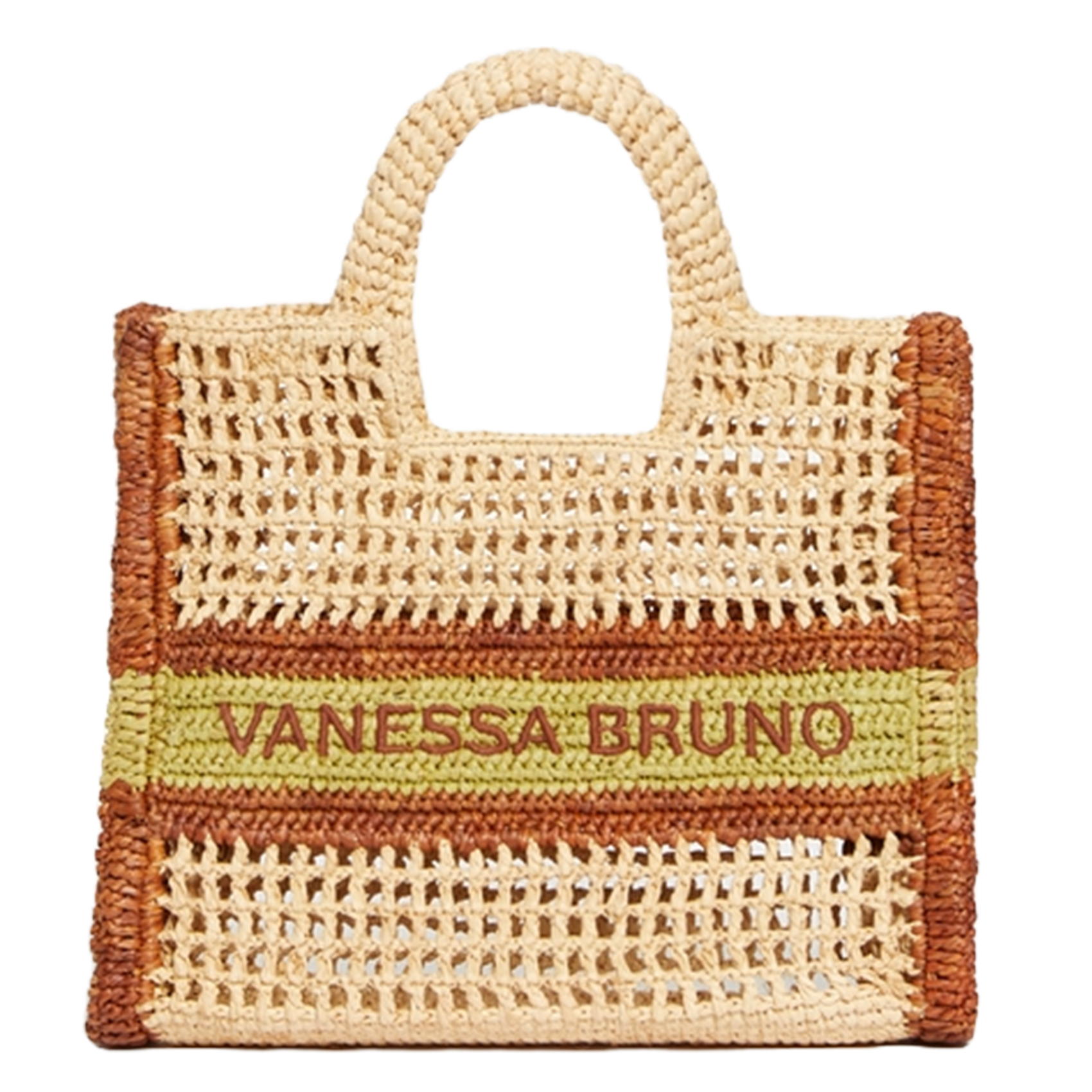 Boodschappenmand van raffia VANESSA BRUNO Veelkleurig
