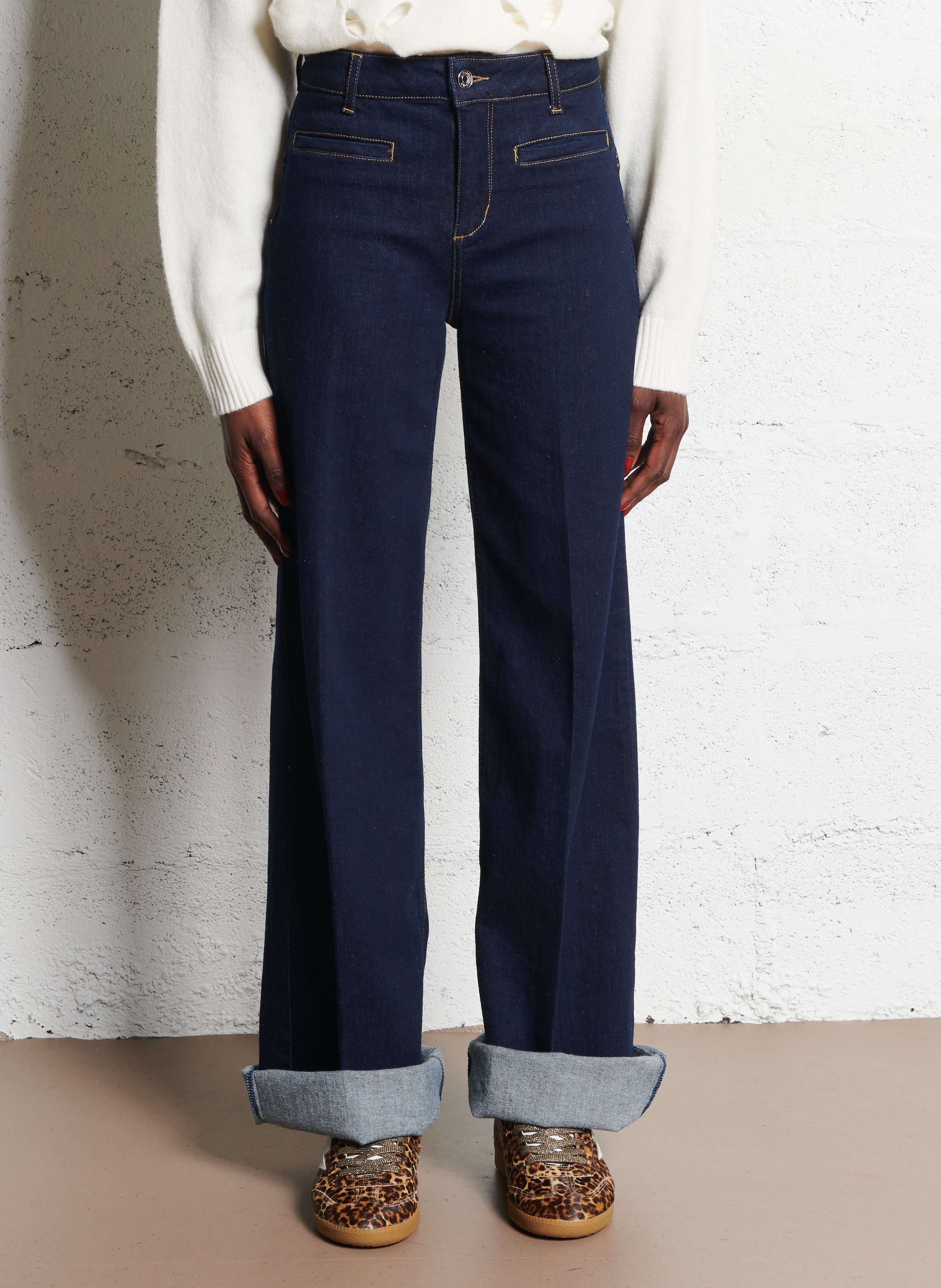 Farbige Straight Cut Jeans mit 5 Taschen LIU JO