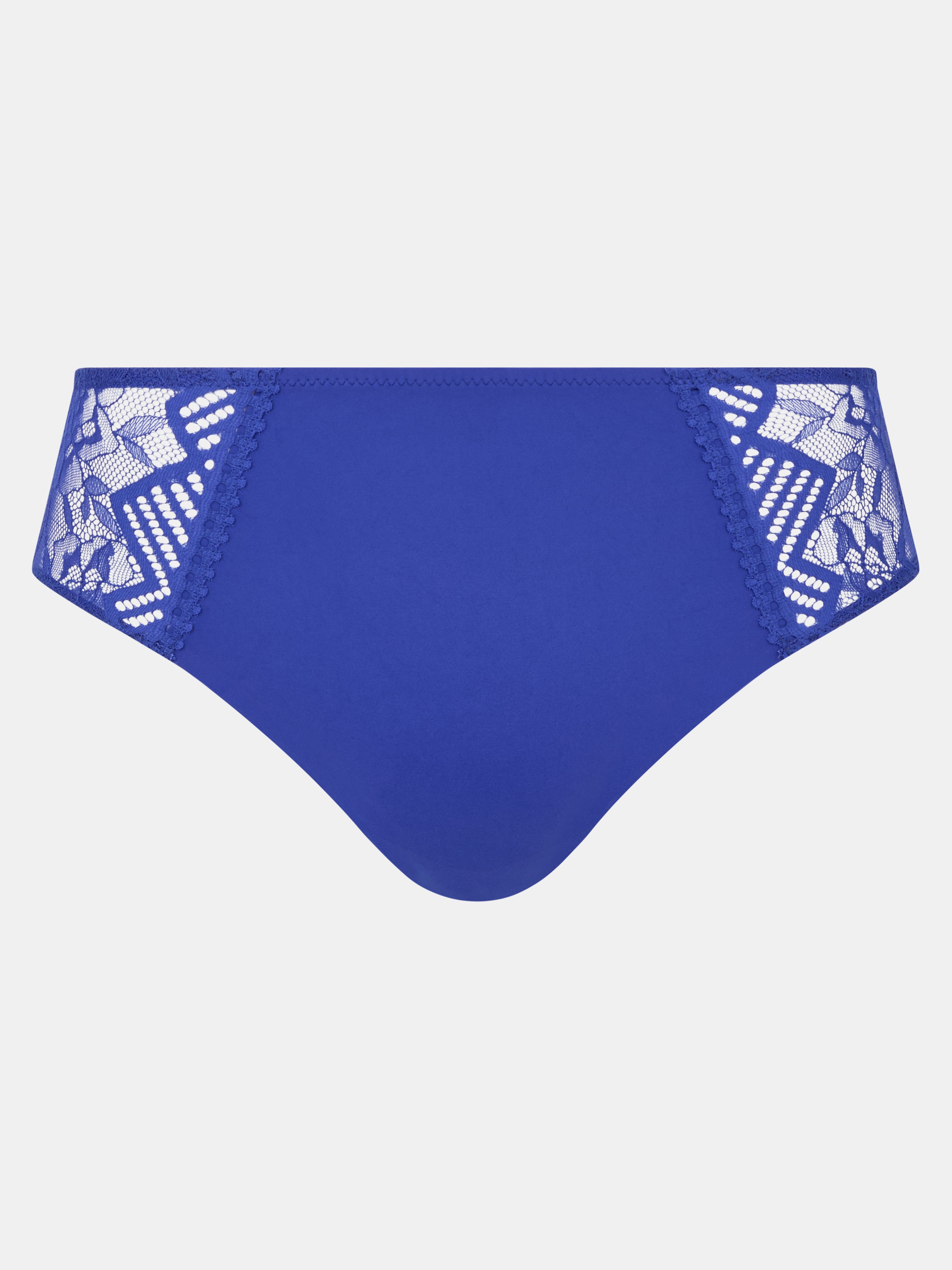 High-waisted lace panties CHANTELLE Blue
