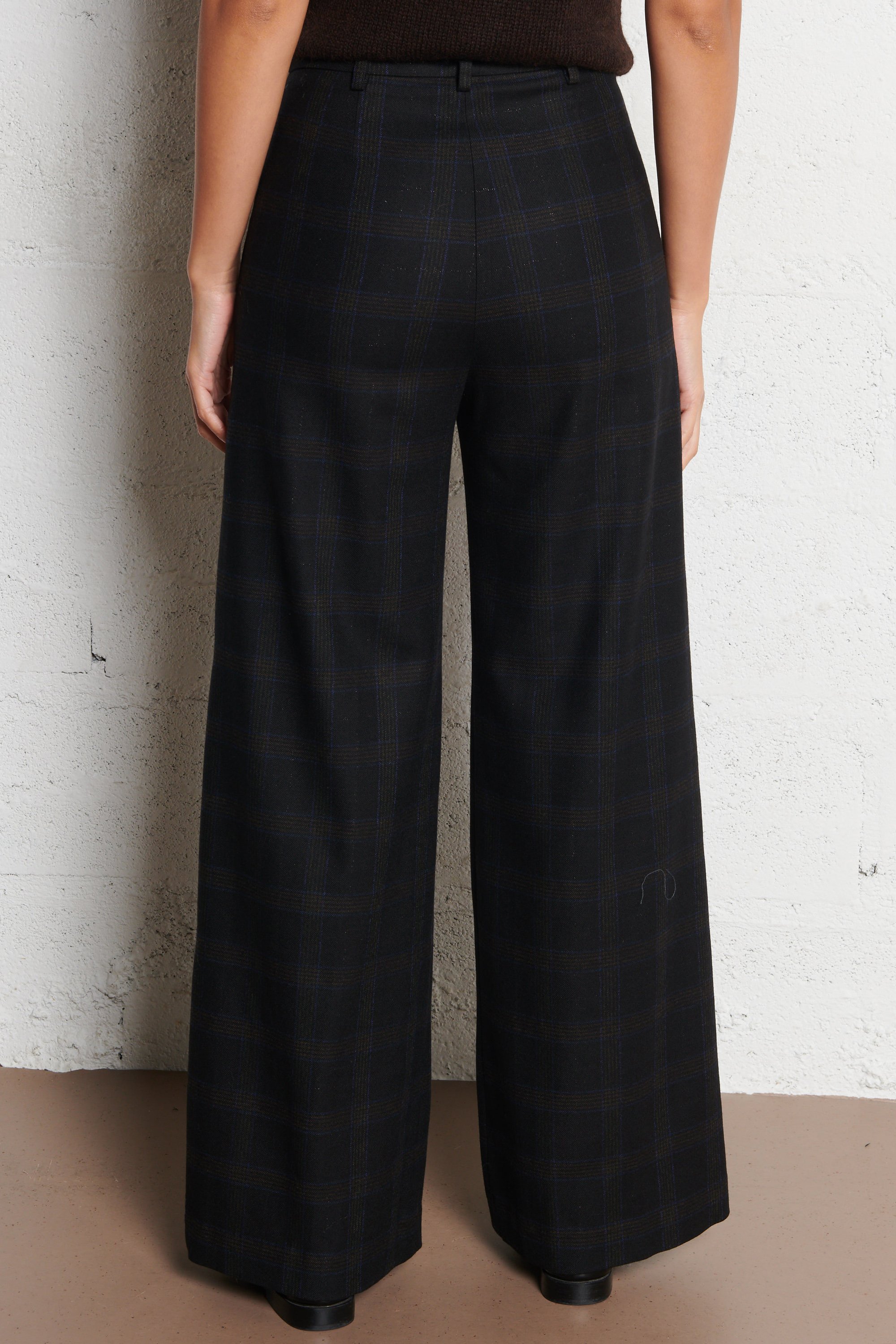 Pantalon large  DIEGA Marron