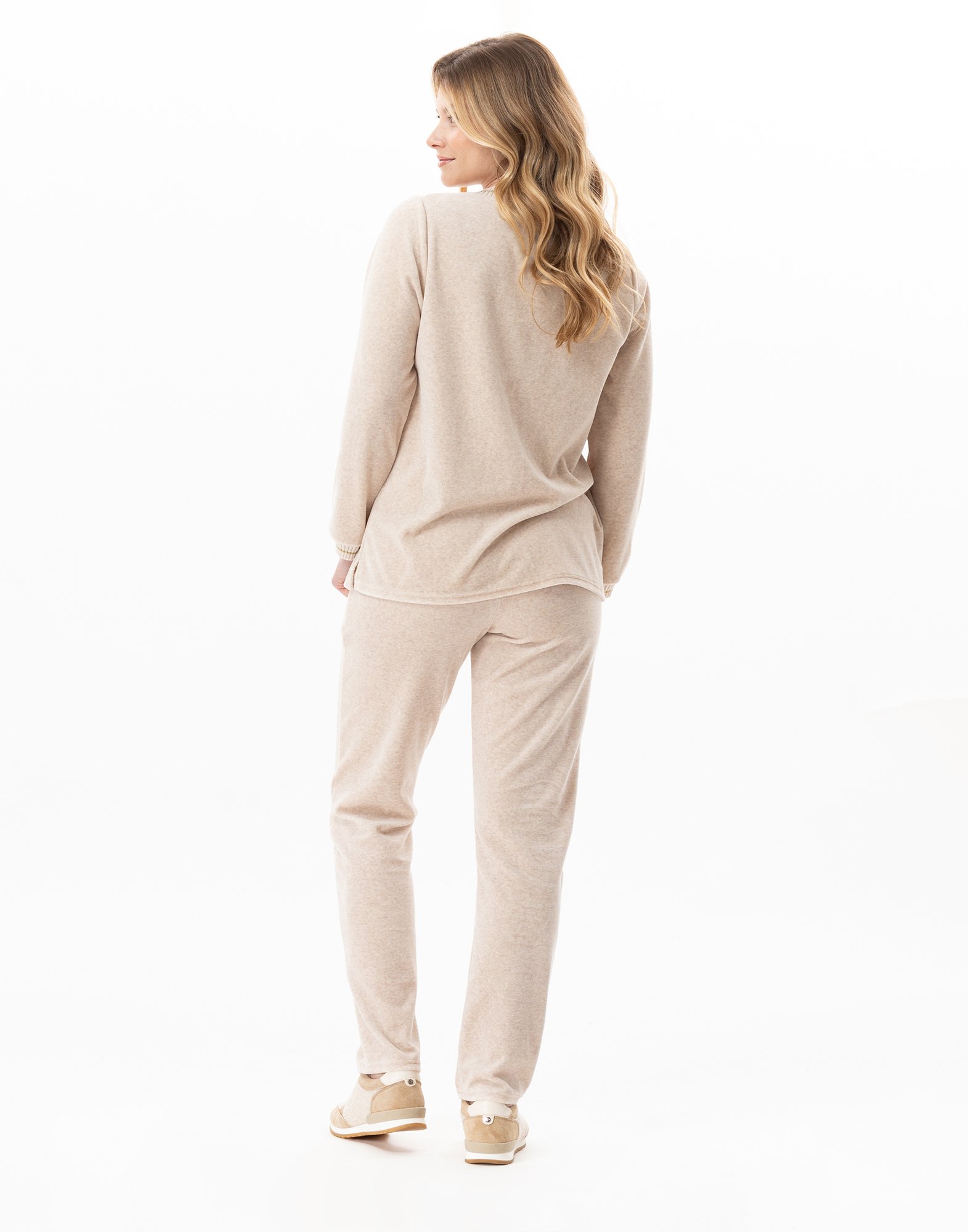 Velvet homewear set LE CHAT Beige