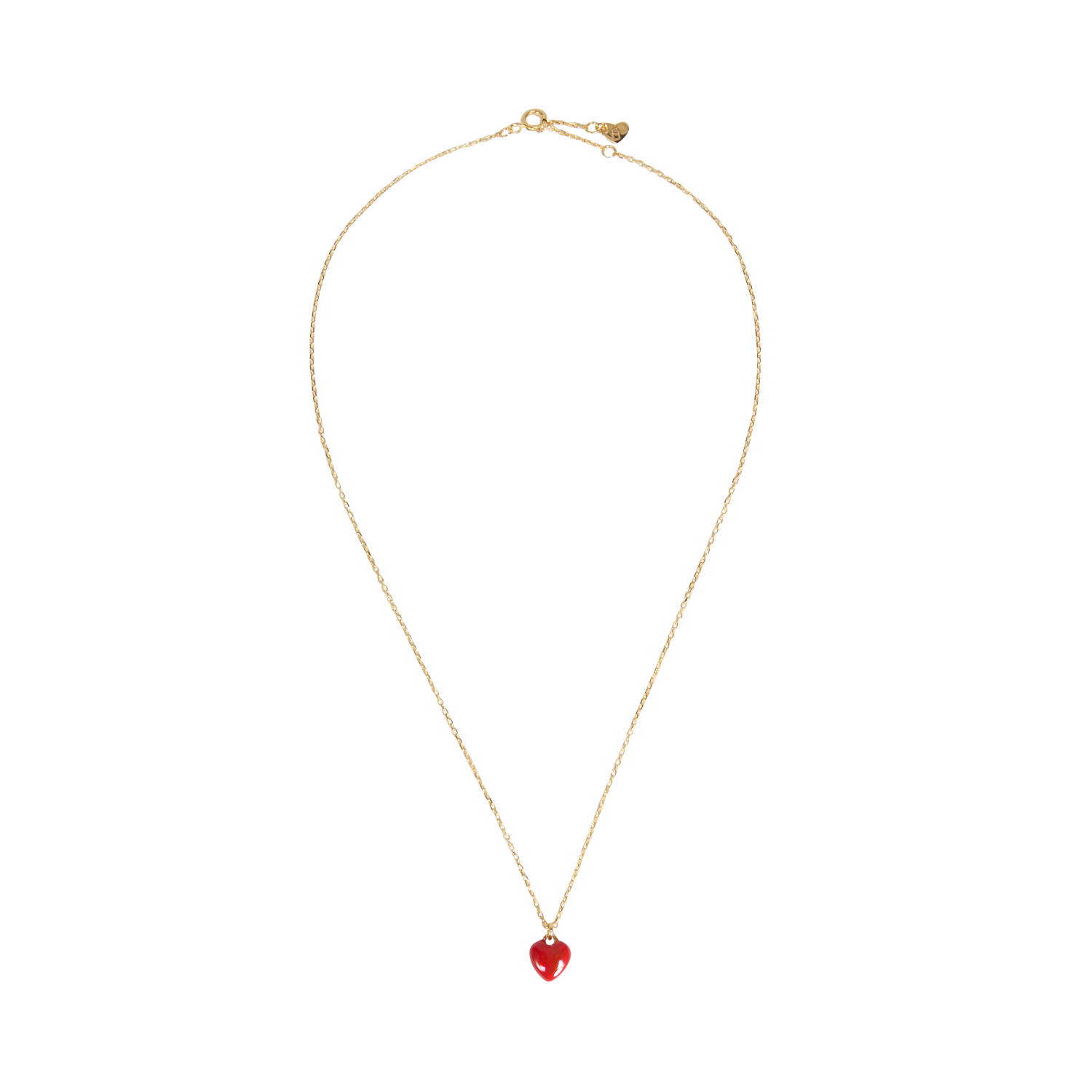 Collier pendentif coeur FEEKA Rouge